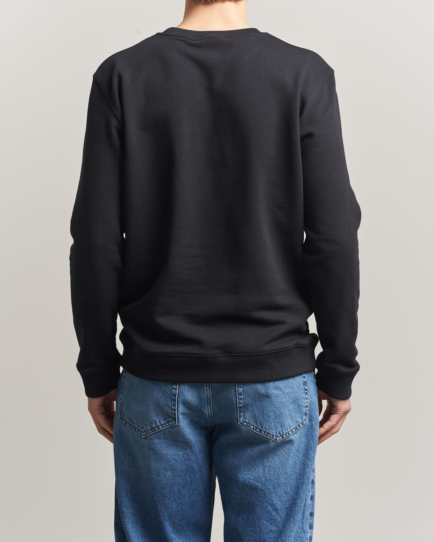 Hombres | Jerséis y prendas de punto | Dondup | Logo Crew Neck Sweatshirt Black