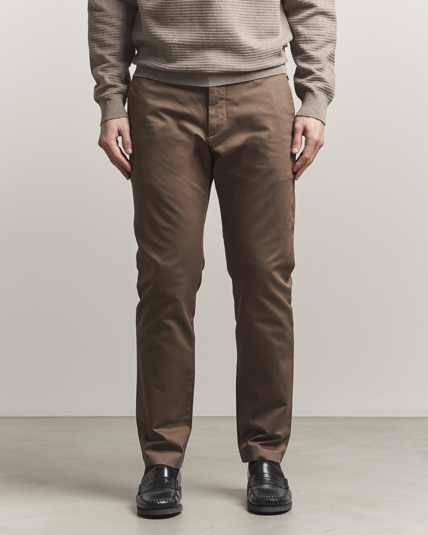 Hombres | Pantalones | NN07 | Theo Regular Fit Stretch Chinos Mable Husk