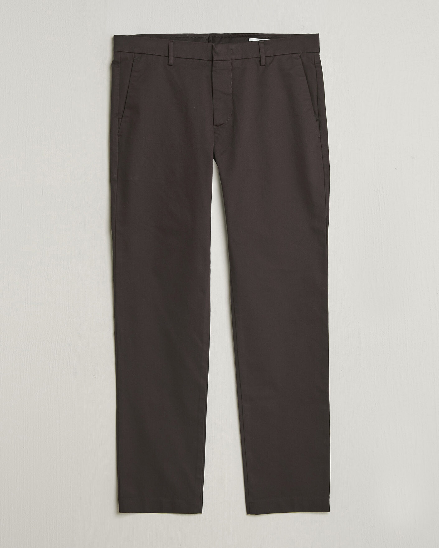 Hombres | Pantalones | NN07 | Theo Regular Fit Stretch Chinos Deep Truffle