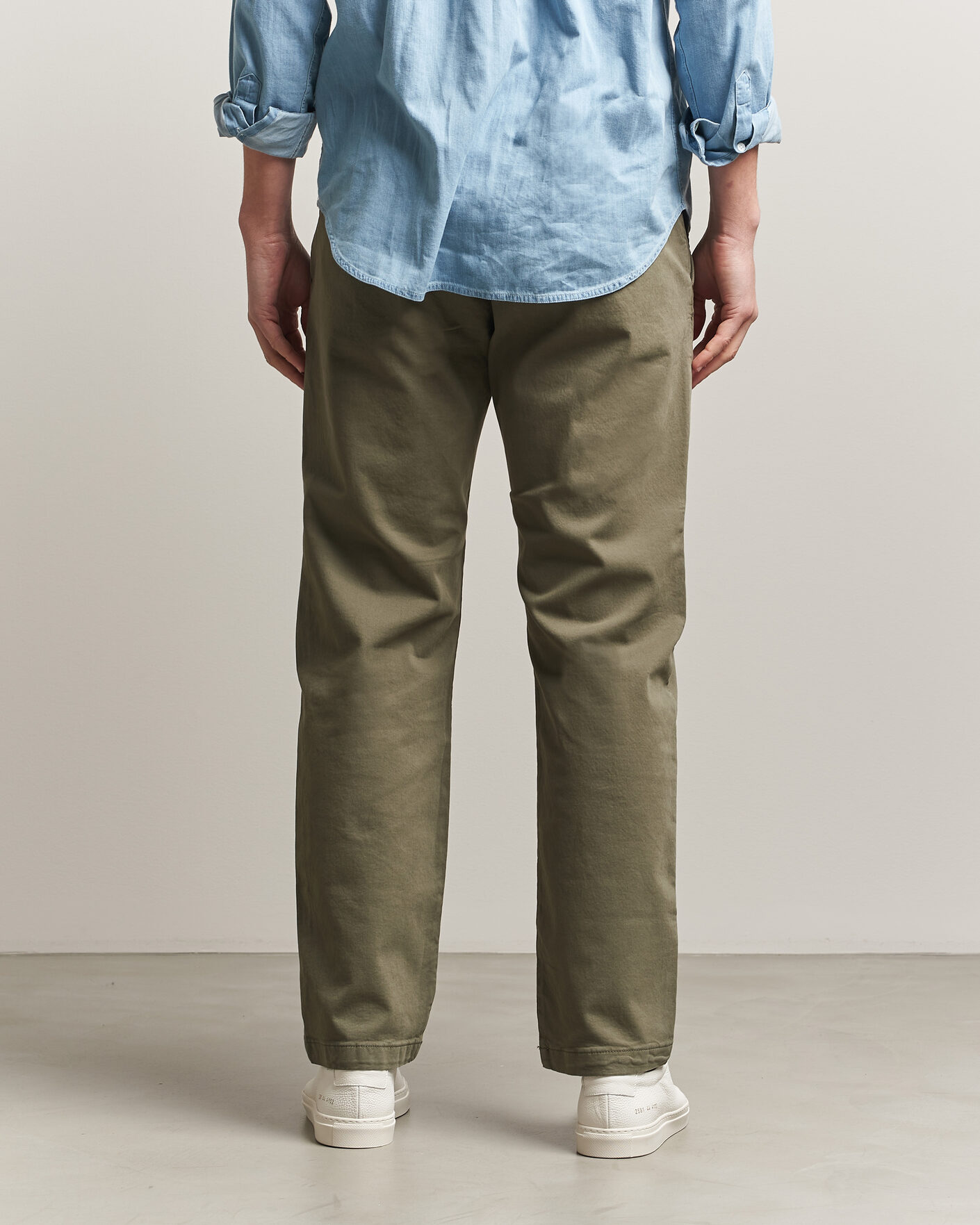Hombres | Pantalones | NN07 | Aden Regular Fit Chinos Capers Green