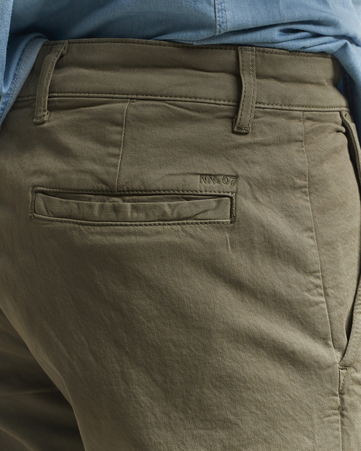 Hombres | Pantalones | NN07 | Aden Regular Fit Chinos Capers Green