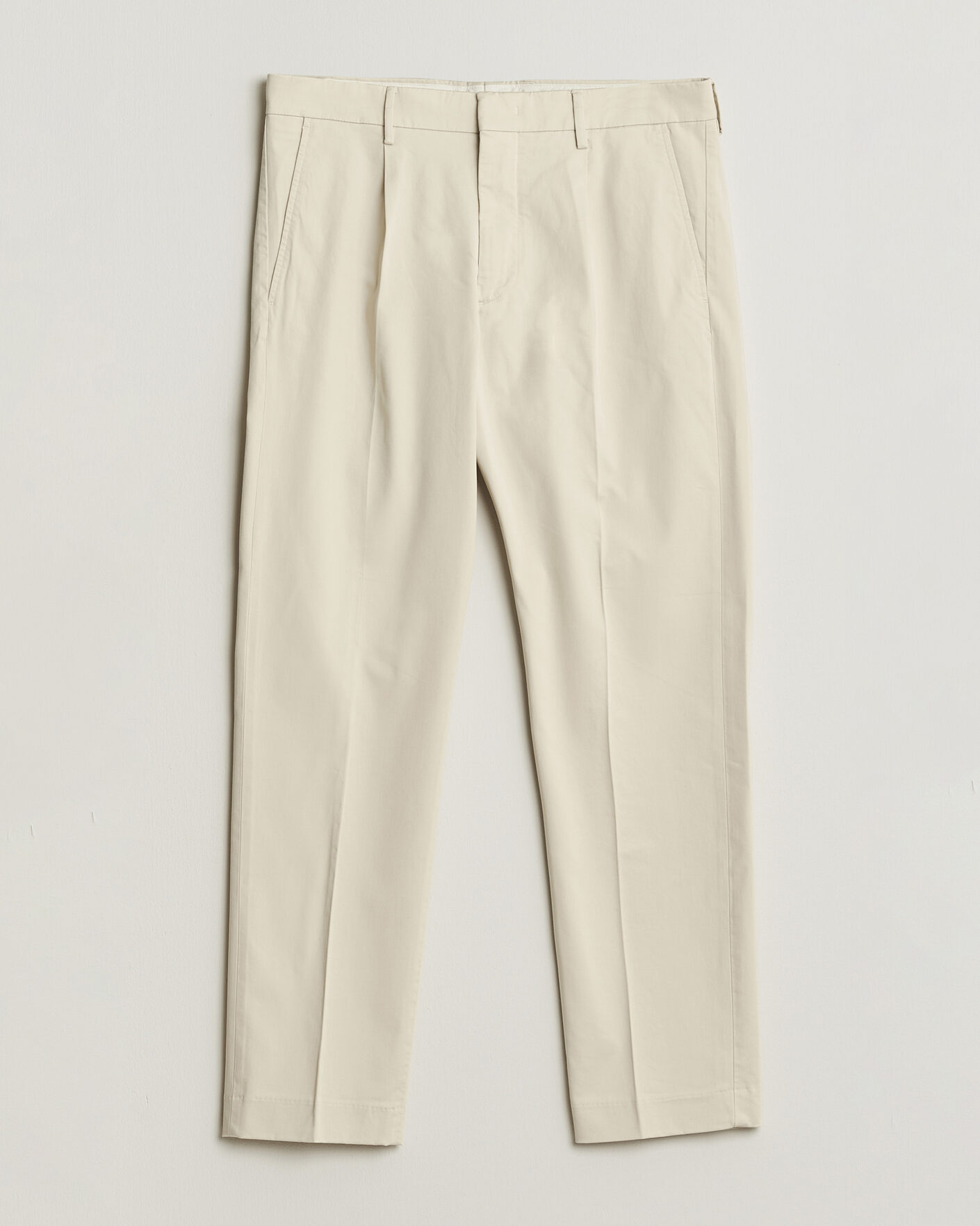 Hombres | Pantalones | NN07 | Bill Pleated Trousers Ivory