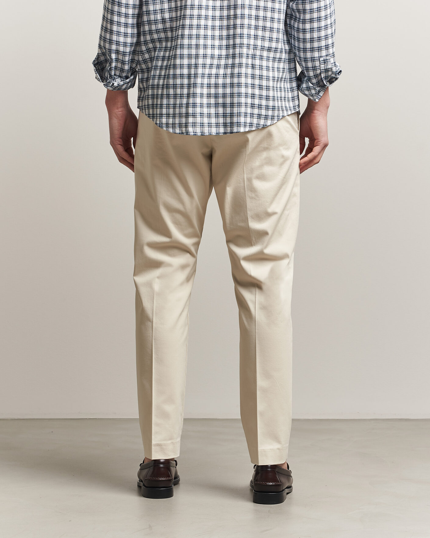 Hombres | Pantalones | NN07 | Bill Pleated Trousers Ivory