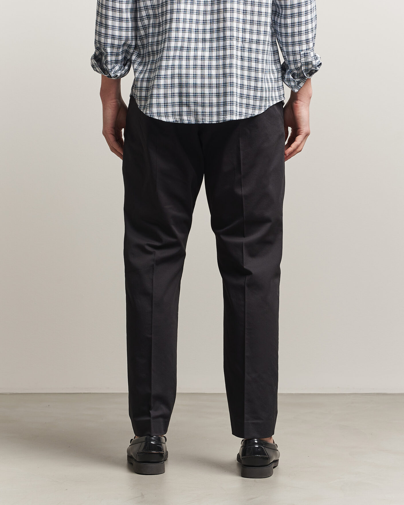 Hombres | Pantalones | NN07 | Bill Pleated Trousers Black