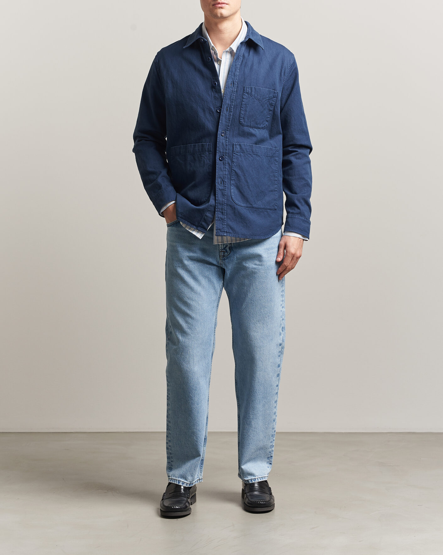Hombres | Camisas | NN07 | Sonny Regular Fit Jeans Light Indigo