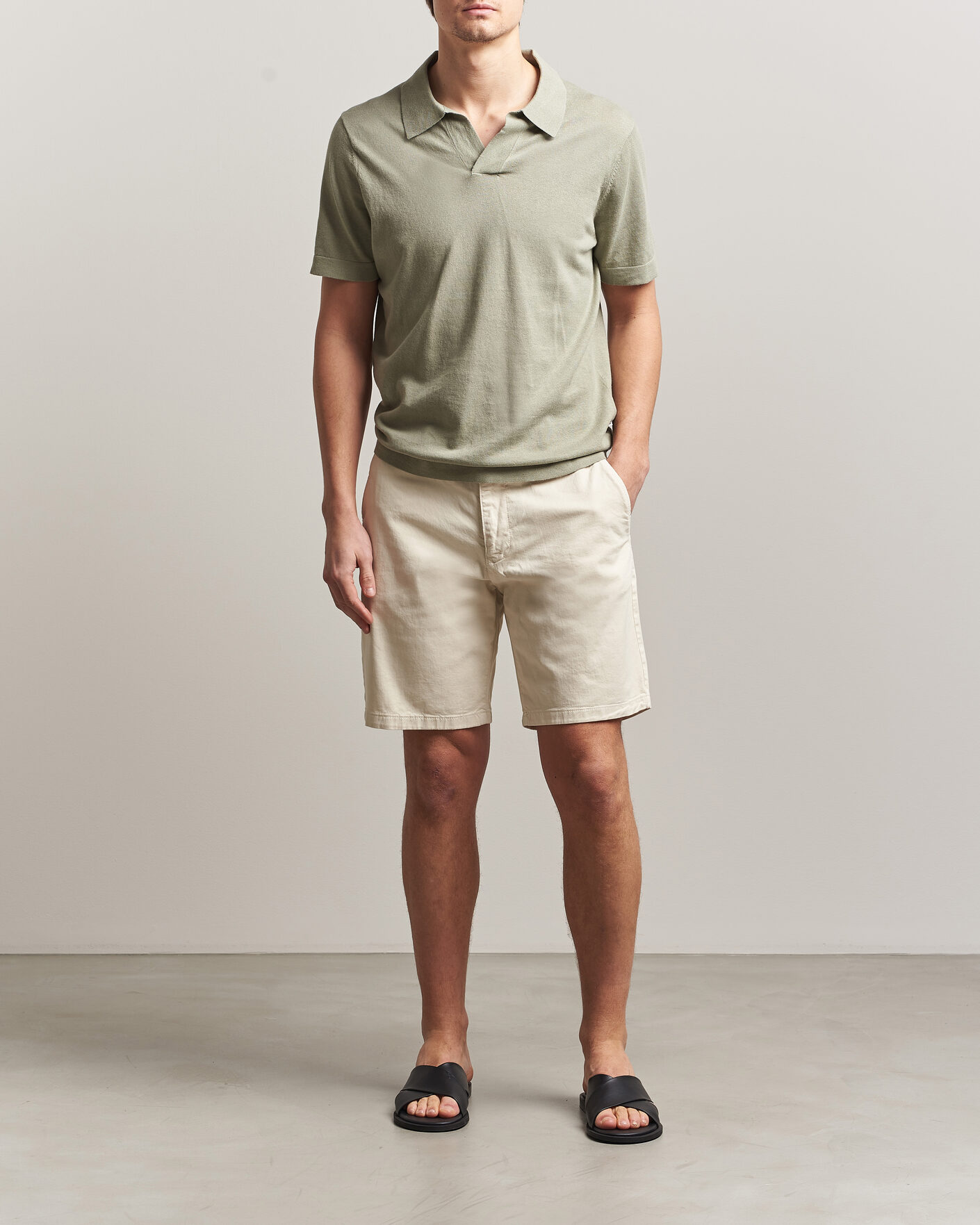 Hombres | Pantalones cortos | NN07 | Aden Regular Fit Chino Shorts Ivory
