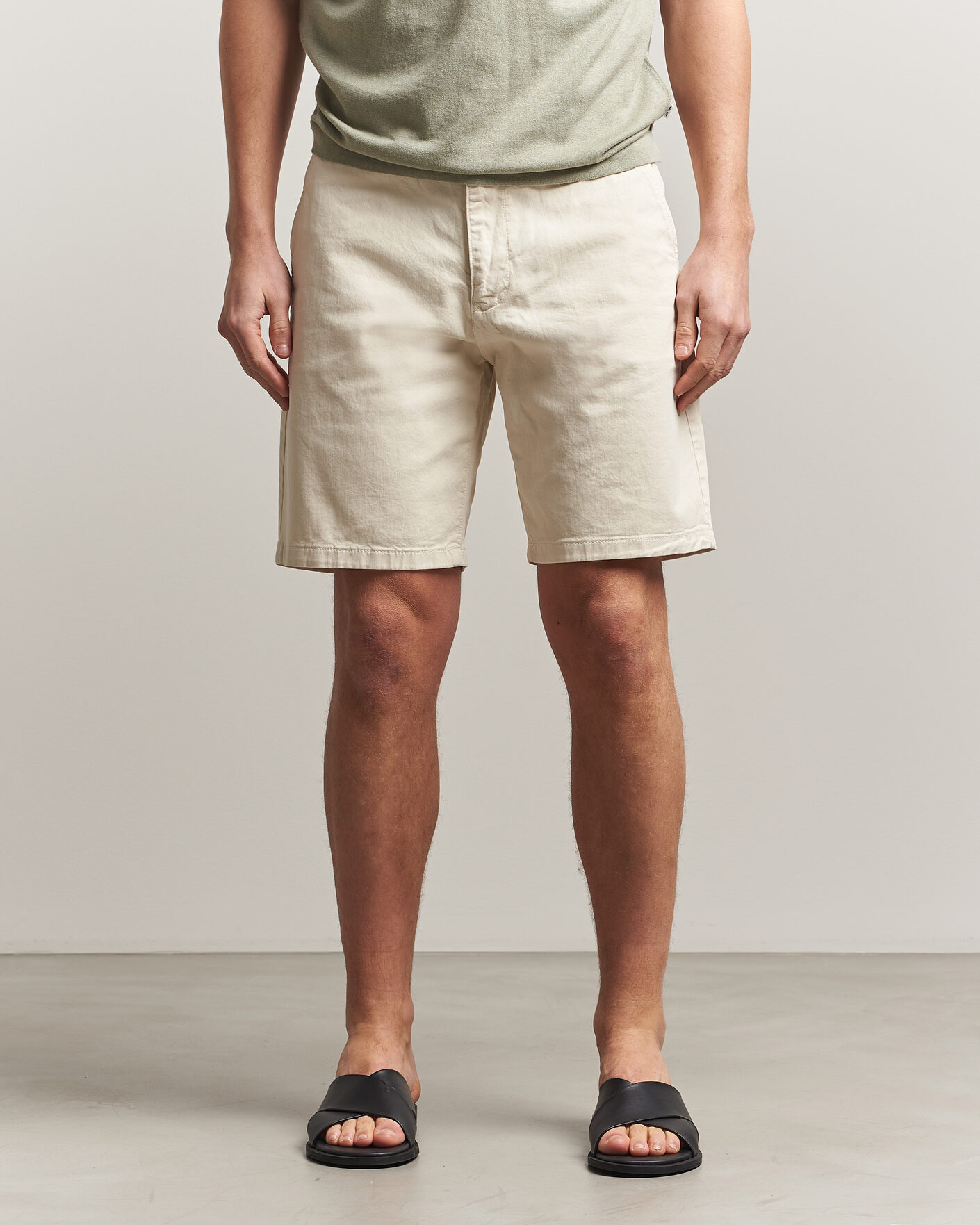 Hombres | Pantalones cortos | NN07 | Aden Regular Fit Chino Shorts Ivory