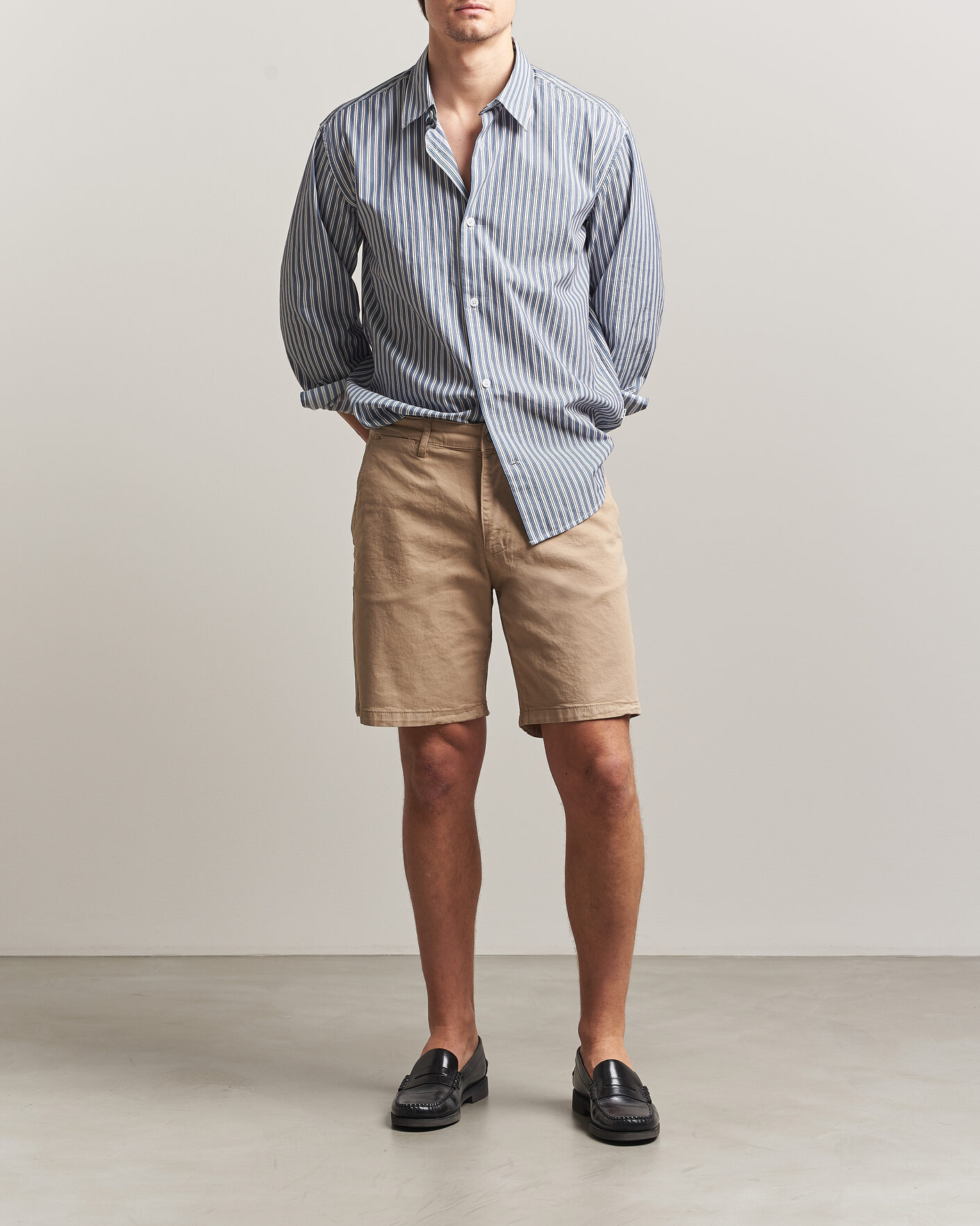 Hombres | Pantalones cortos | NN07 | Aden Regular Fit Chino Shorts Desert Khaki