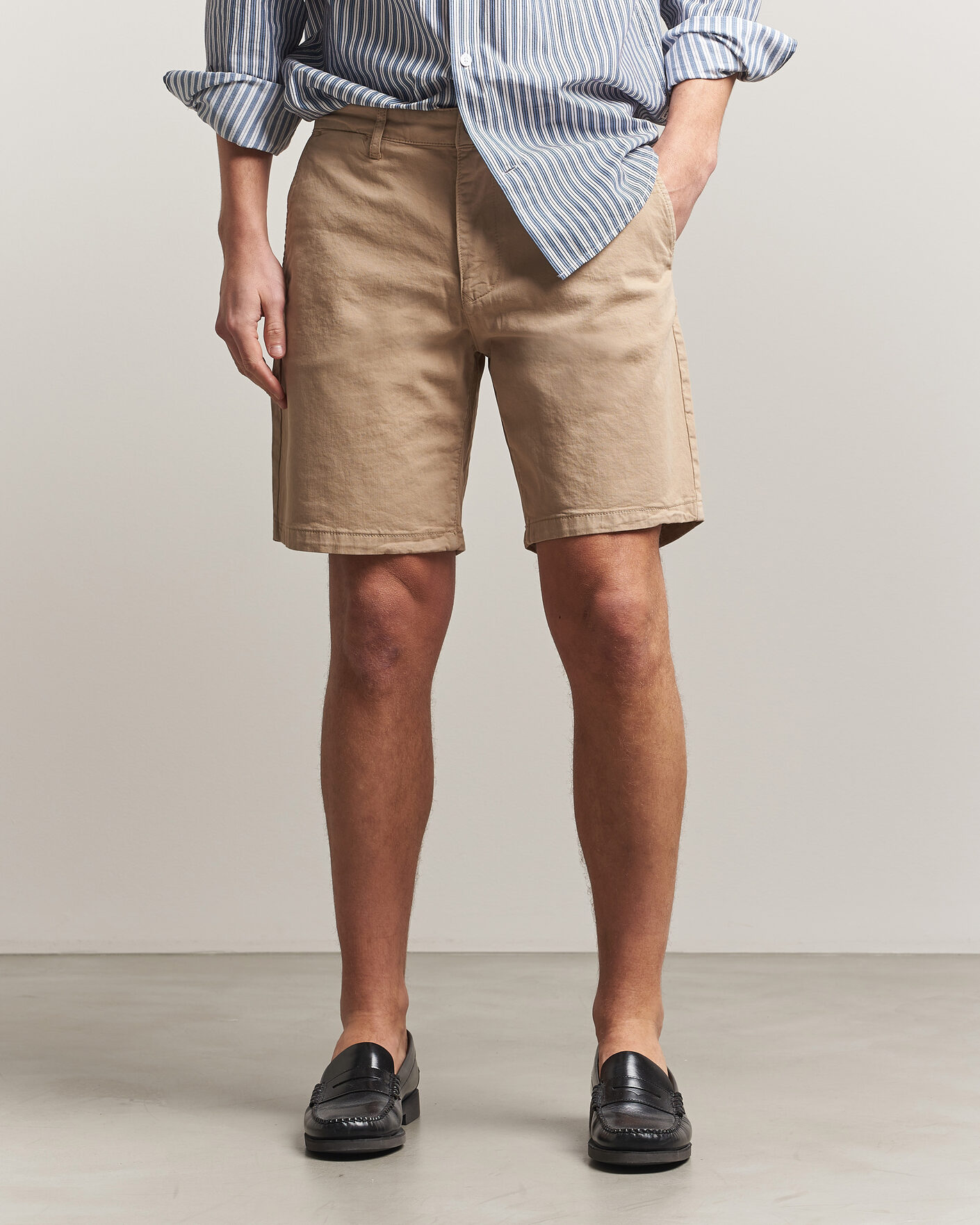 Hombres | Pantalones cortos | NN07 | Aden Regular Fit Chino Shorts Desert Khaki