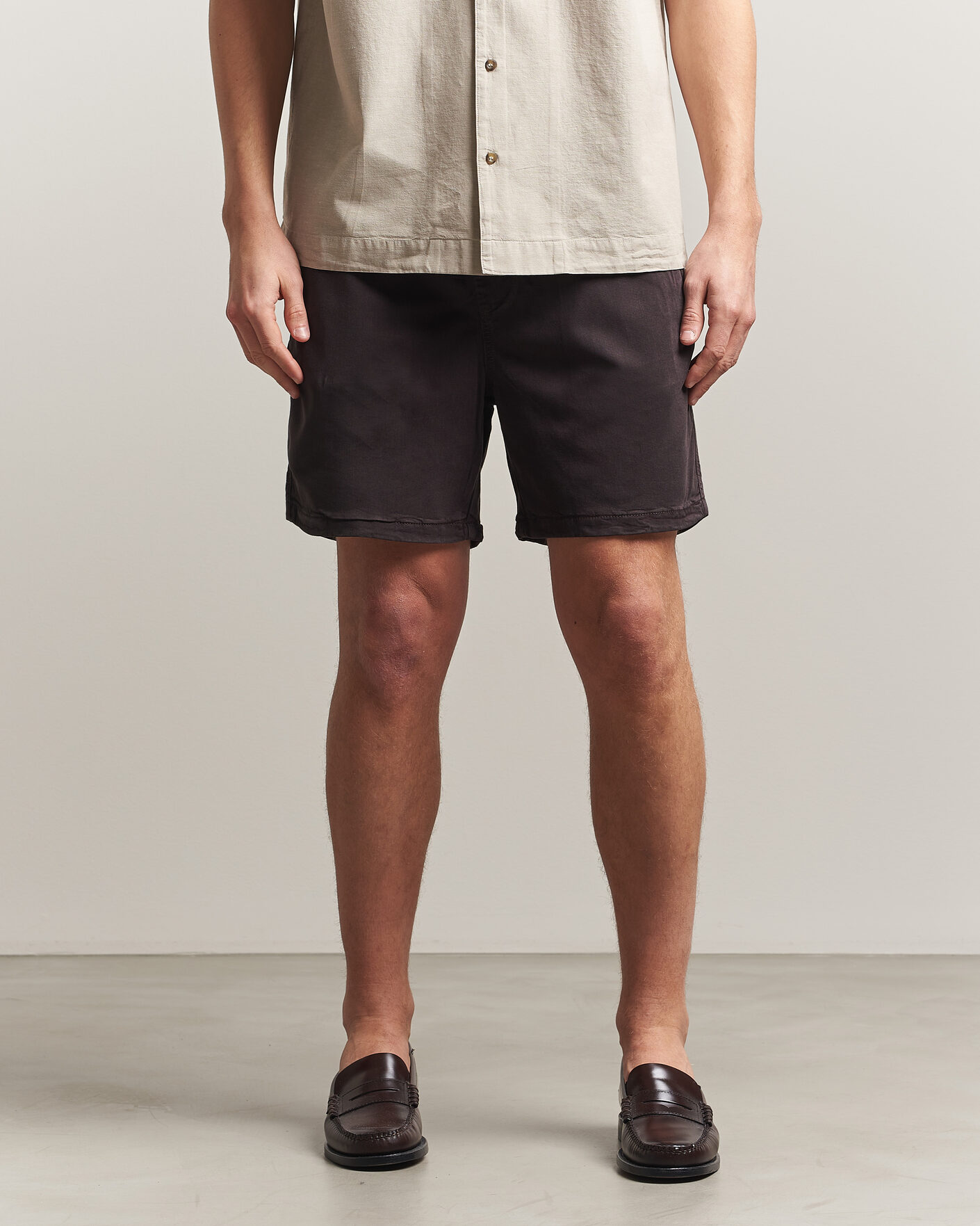 Hombres | Pantalones cortos | NN07 | Gregor Drawstring Shorts Deep Truffle