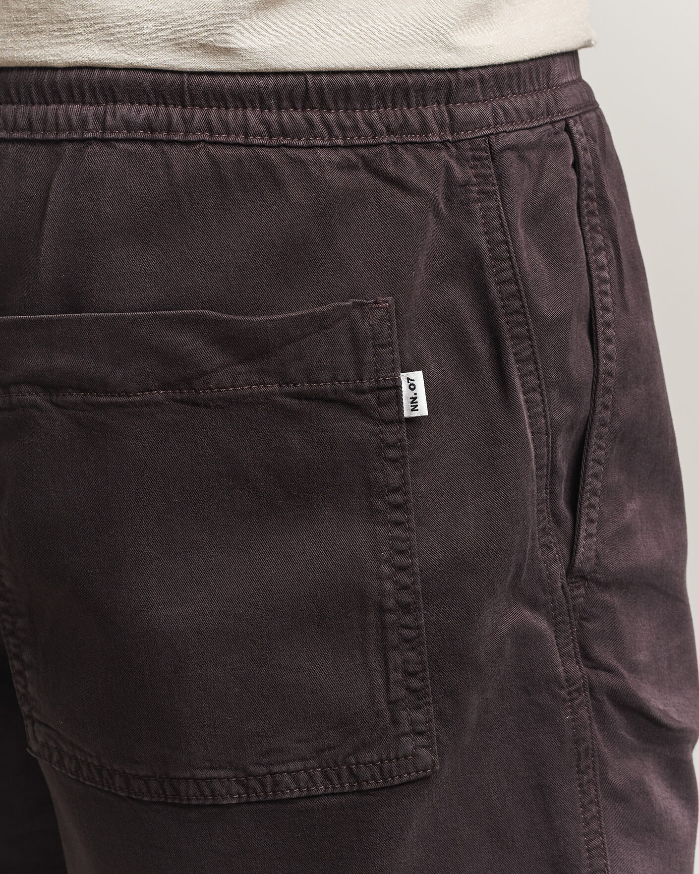 Hombres | Pantalones cortos | NN07 | Gregor Drawstring Shorts Deep Truffle
