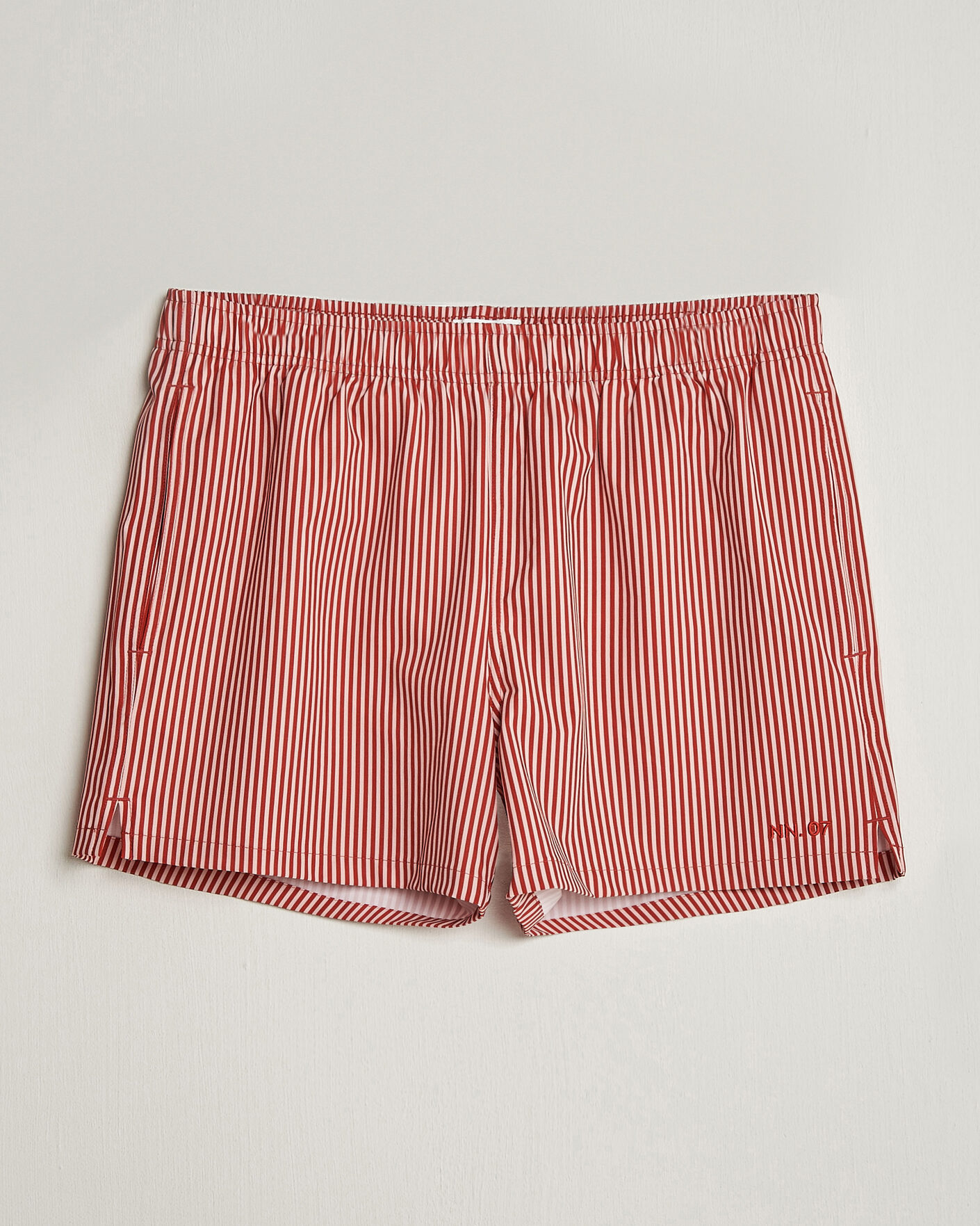 Hombres | Bañadores | NN07 | Holiday Swimshorts Red/White