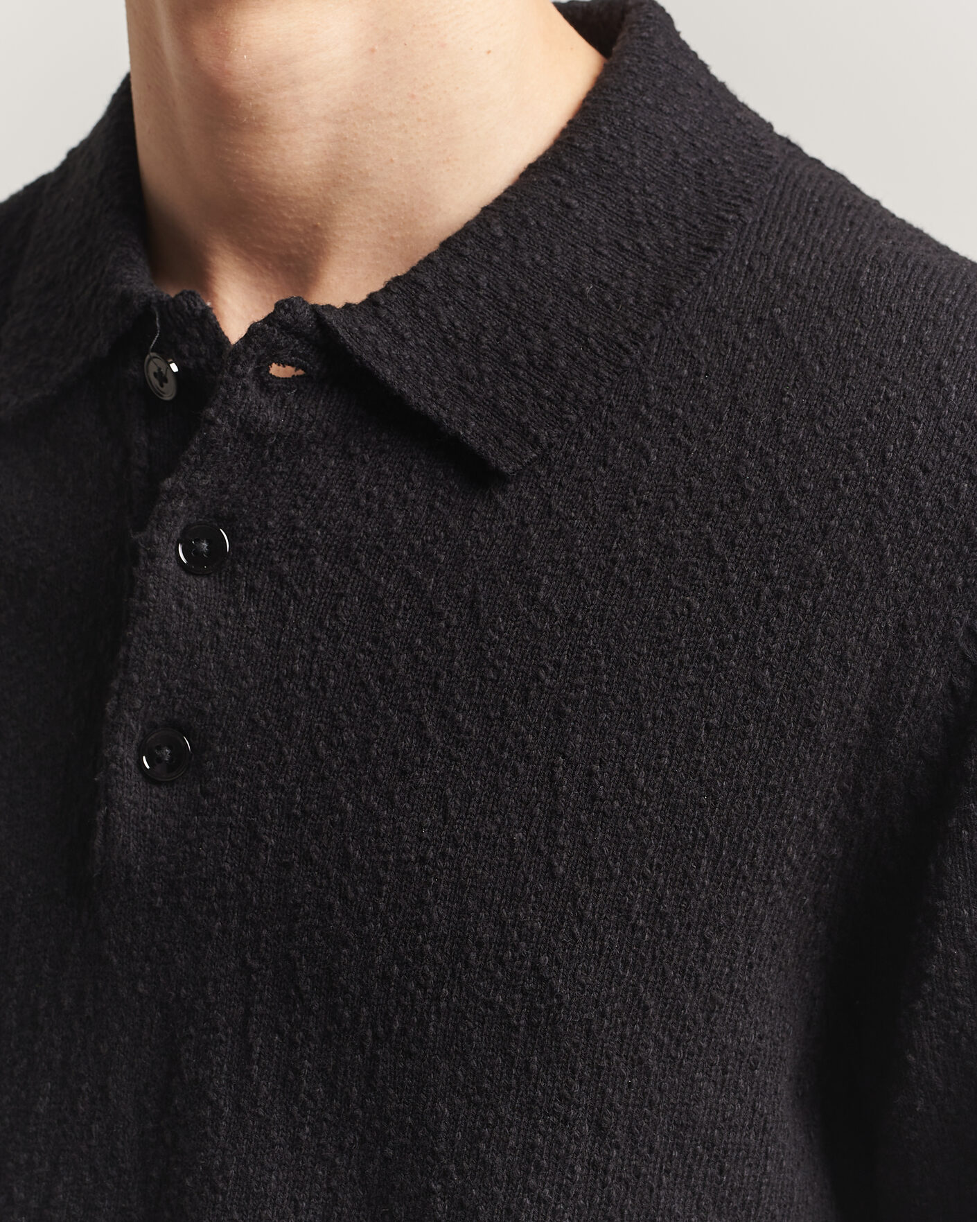 Hombres | Polos | NN07 | Randy Knitted Polo Black