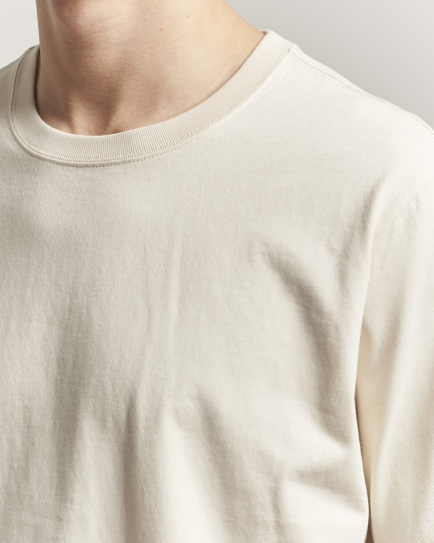 Hombres | Camisetas | NN07 | Jett Washed Printed Crew Neck T-Shirt Ivory