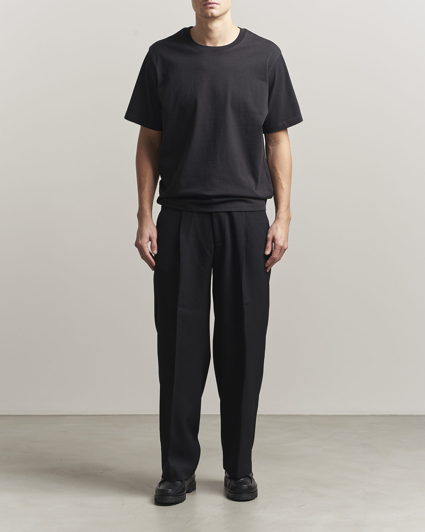 Hombres | Camisetas | NN07 | Jett Washed Printed Crew Neck T-Shirt Black