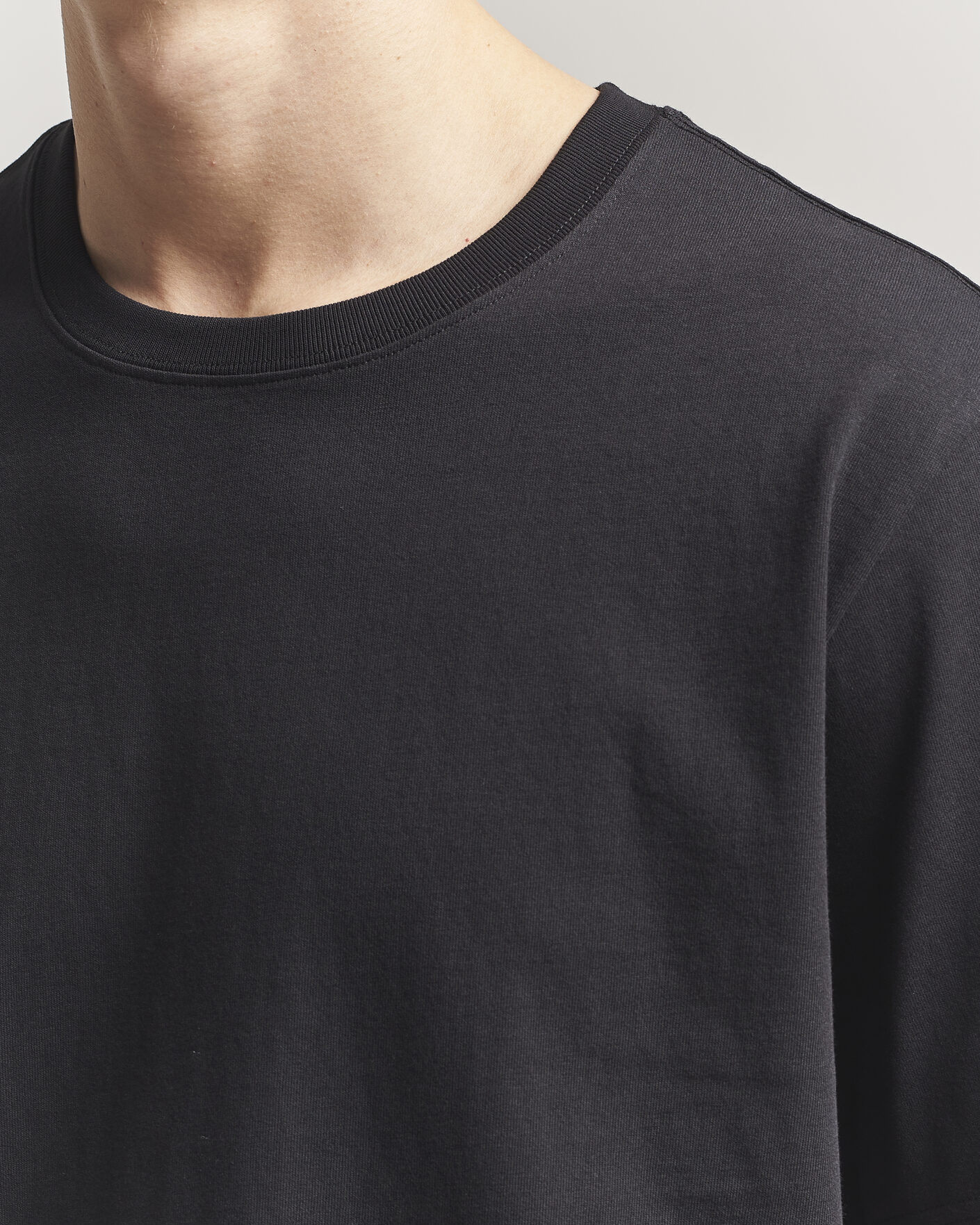 Hombres | Camisetas | NN07 | Jett Washed Printed Crew Neck T-Shirt Black