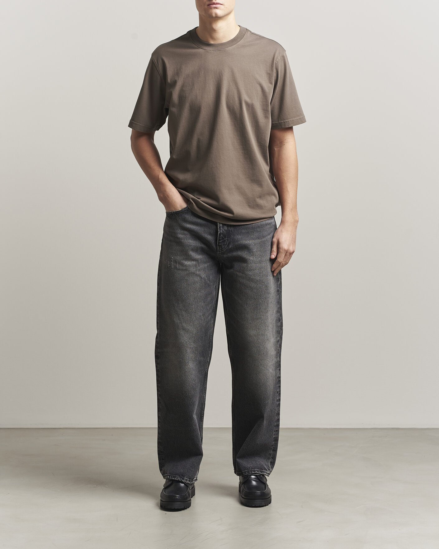 Hombres | Camisetas | NN07 | Adam Pima Crew Neck T-Shirt Mable Husk