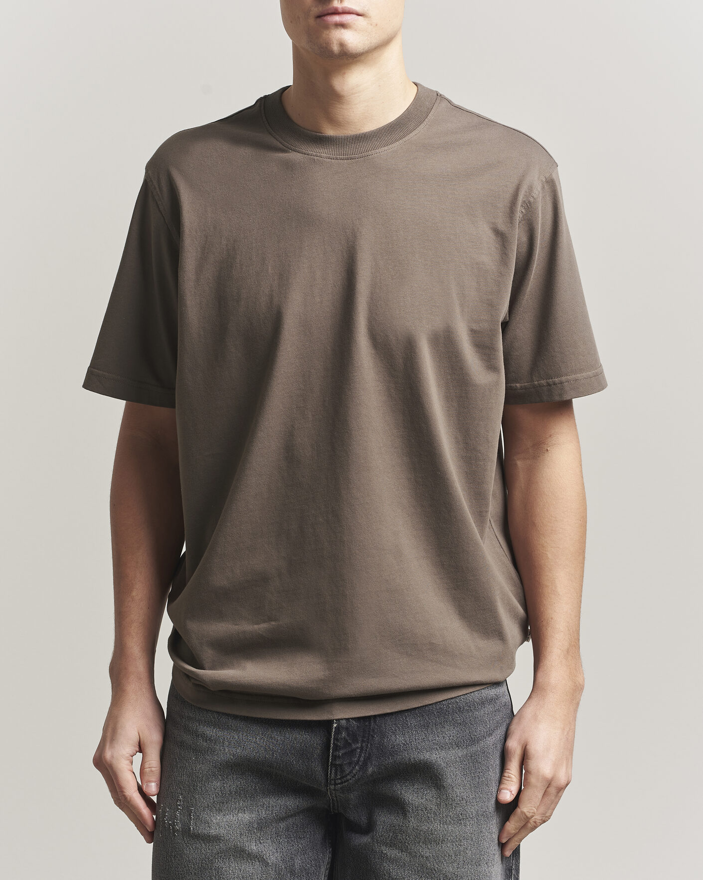 Hombres | Camisetas | NN07 | Adam Pima Crew Neck T-Shirt Mable Husk