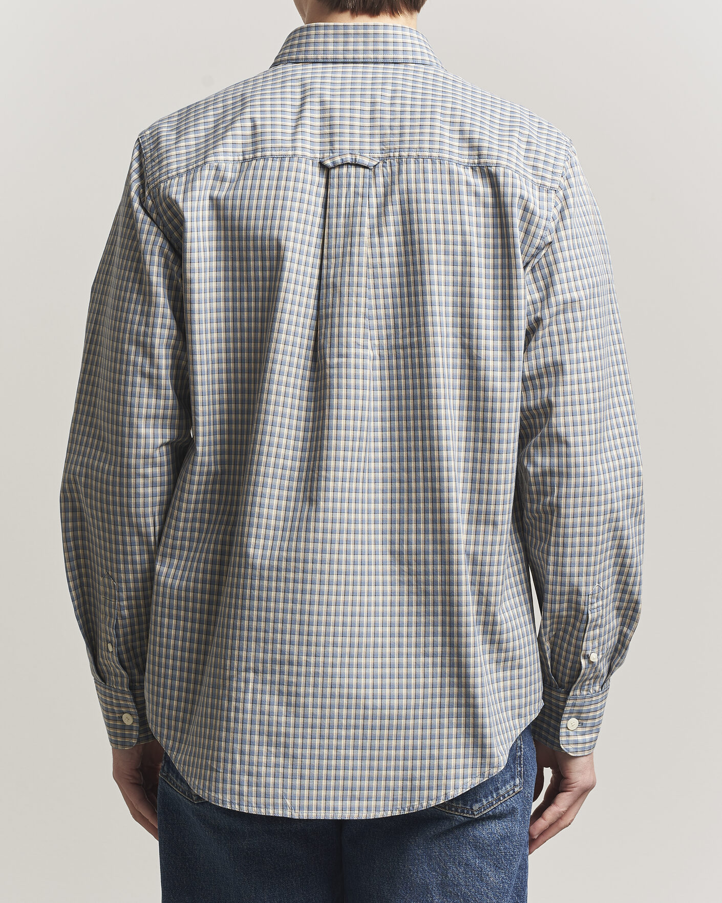 Hombres | Camisas | NN07 | Colby Brushed Cotton Shirt Blue Check