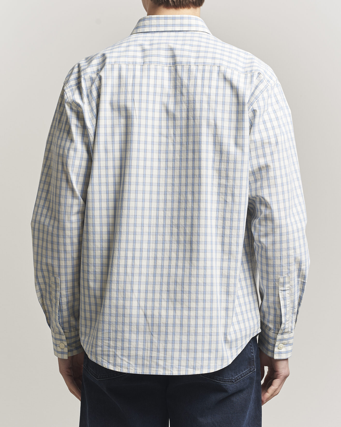 Hombres | Camisas | NN07 | Deon Brushed Cotton Shirt Ecru Check