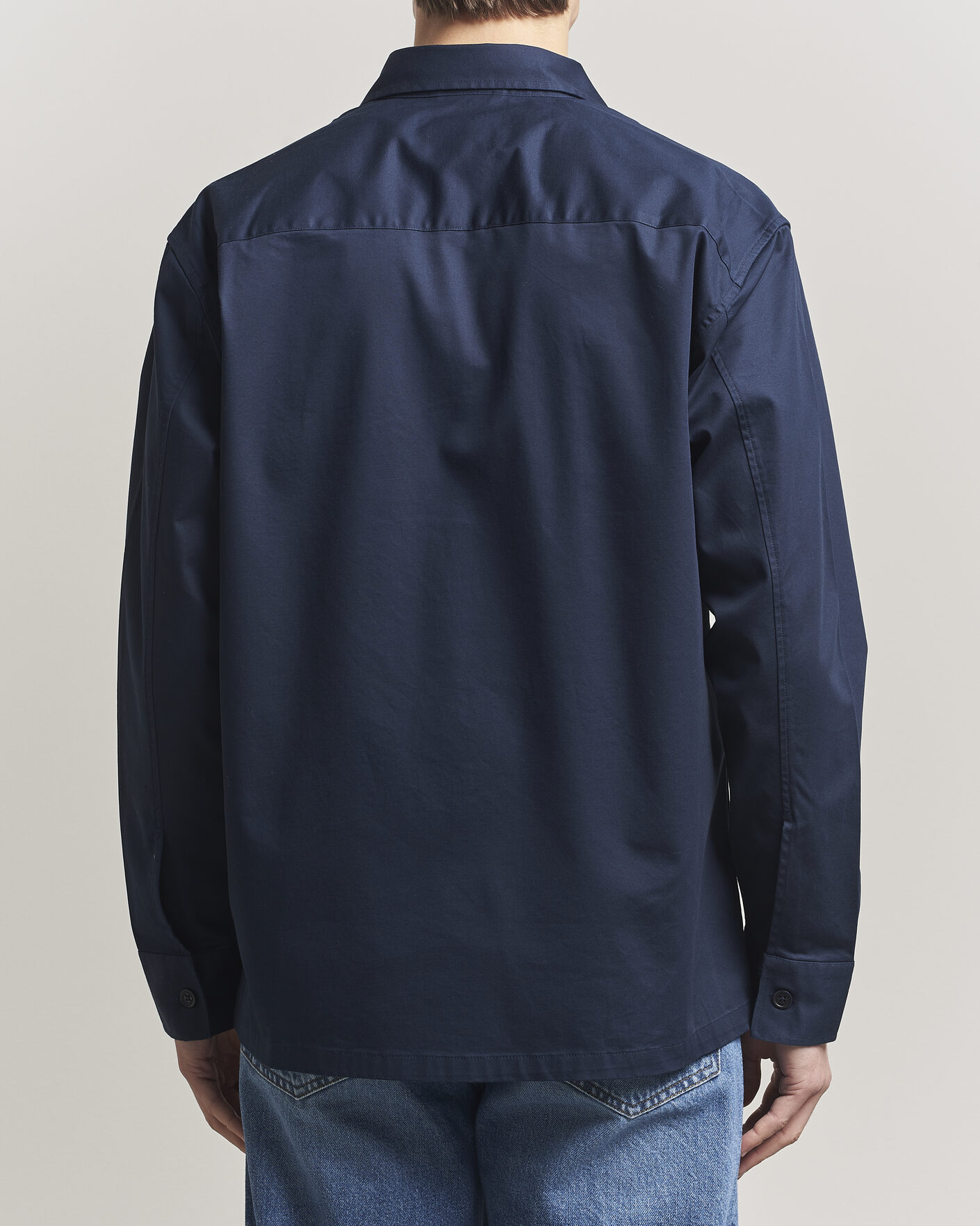 Hombres | Camisas | NN07 | Freddy Cotton Overshirt Navy Blue