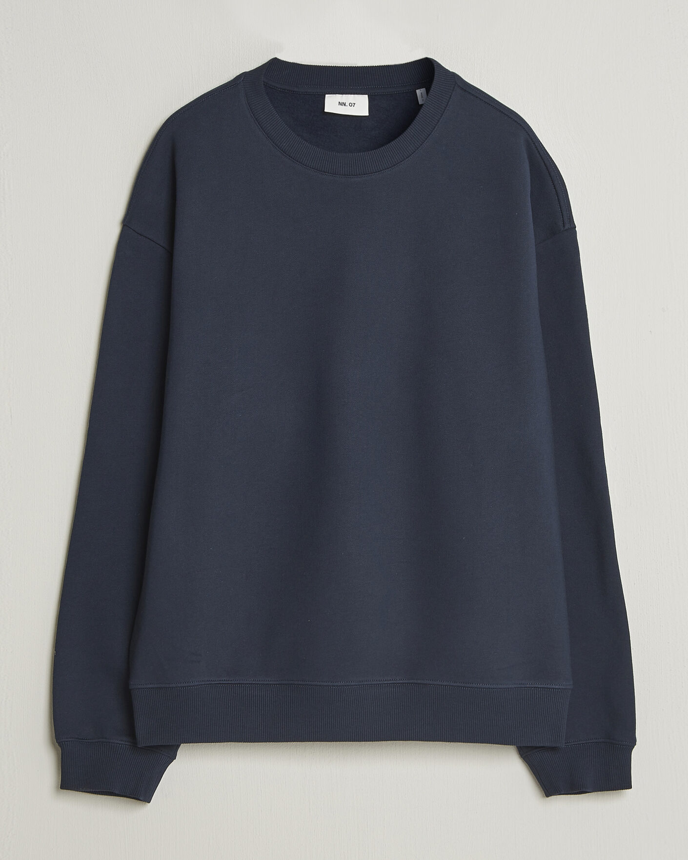Hombres | Jerséis y prendas de punto | NN07 | David Crew Neck Sweatshirt Navy Blue