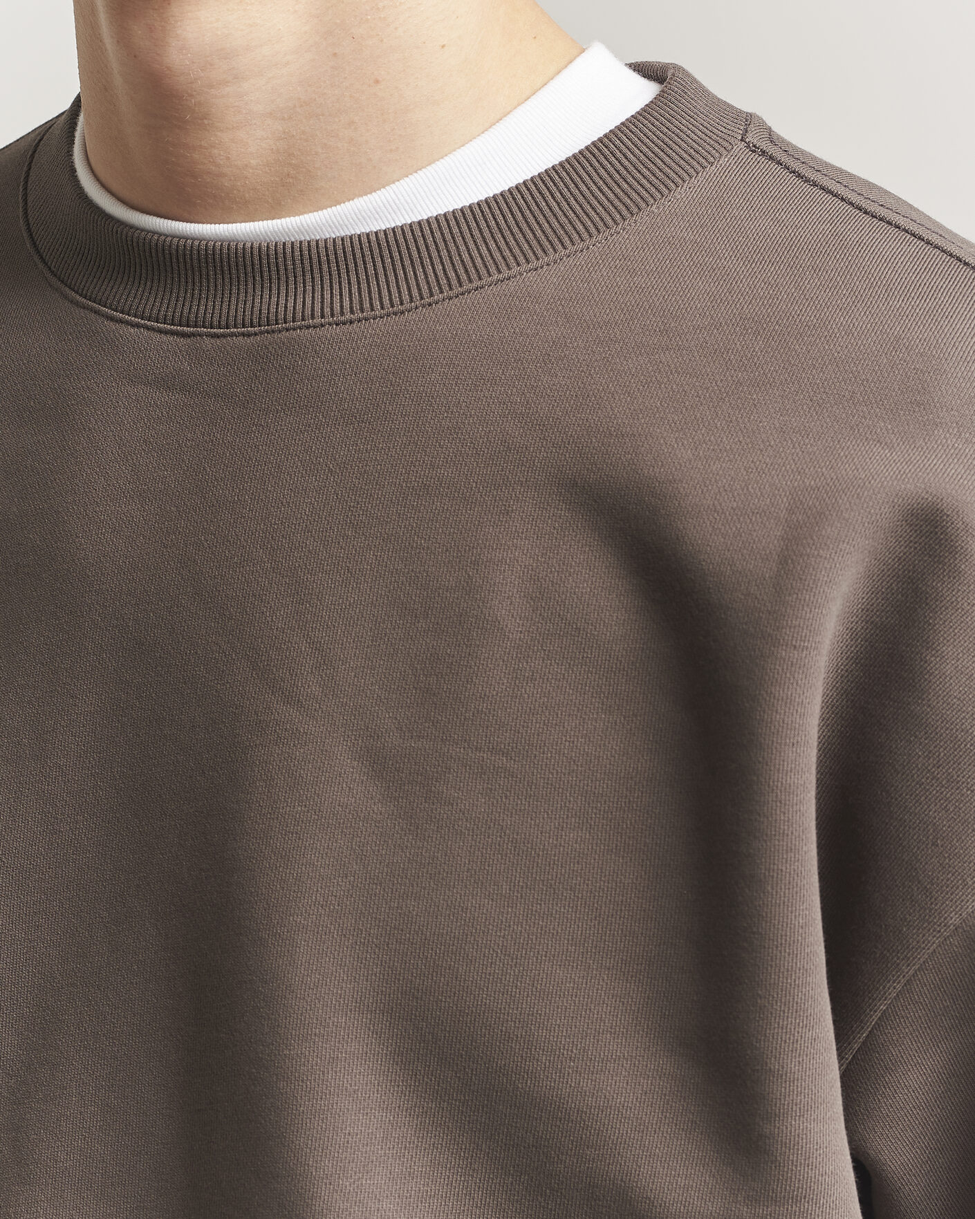 Hombres | Jerséis y prendas de punto | NN07 | David Crew Neck Sweatshirt Mable Husk