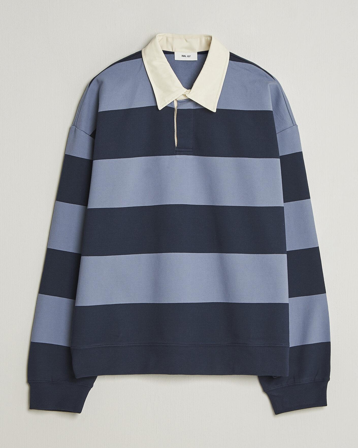 Hombres | Jerséis y prendas de punto | NN07 | David Rugby Sweater Blue Stripe
