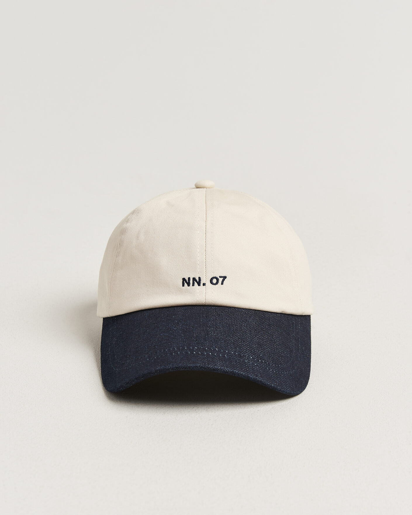 Hombres | Sombreros y gorras | NN07 | Logo Cap Raw Indigo