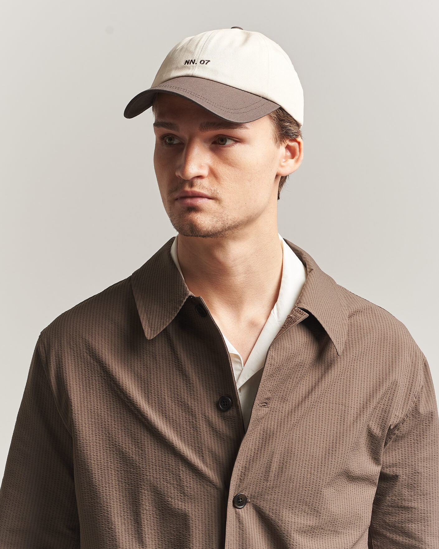 Hombres | Sombreros y gorras | NN07 | Logo Cap Demitasse Brown