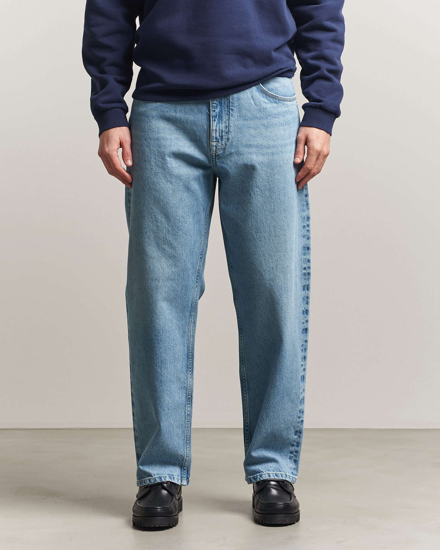 Hombres | Camisas | NN07 | Otis Loose Fit Selvedge Jeans Light Blue