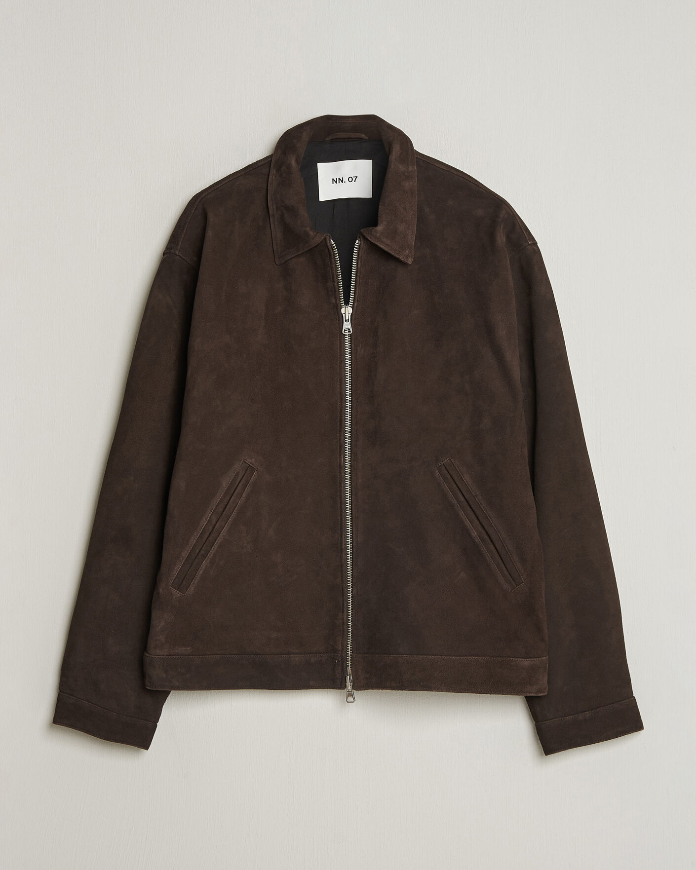 Hombres | Abrigos y chaquetas | NN07 | Petrus Suede Jacket Deep Truffle
