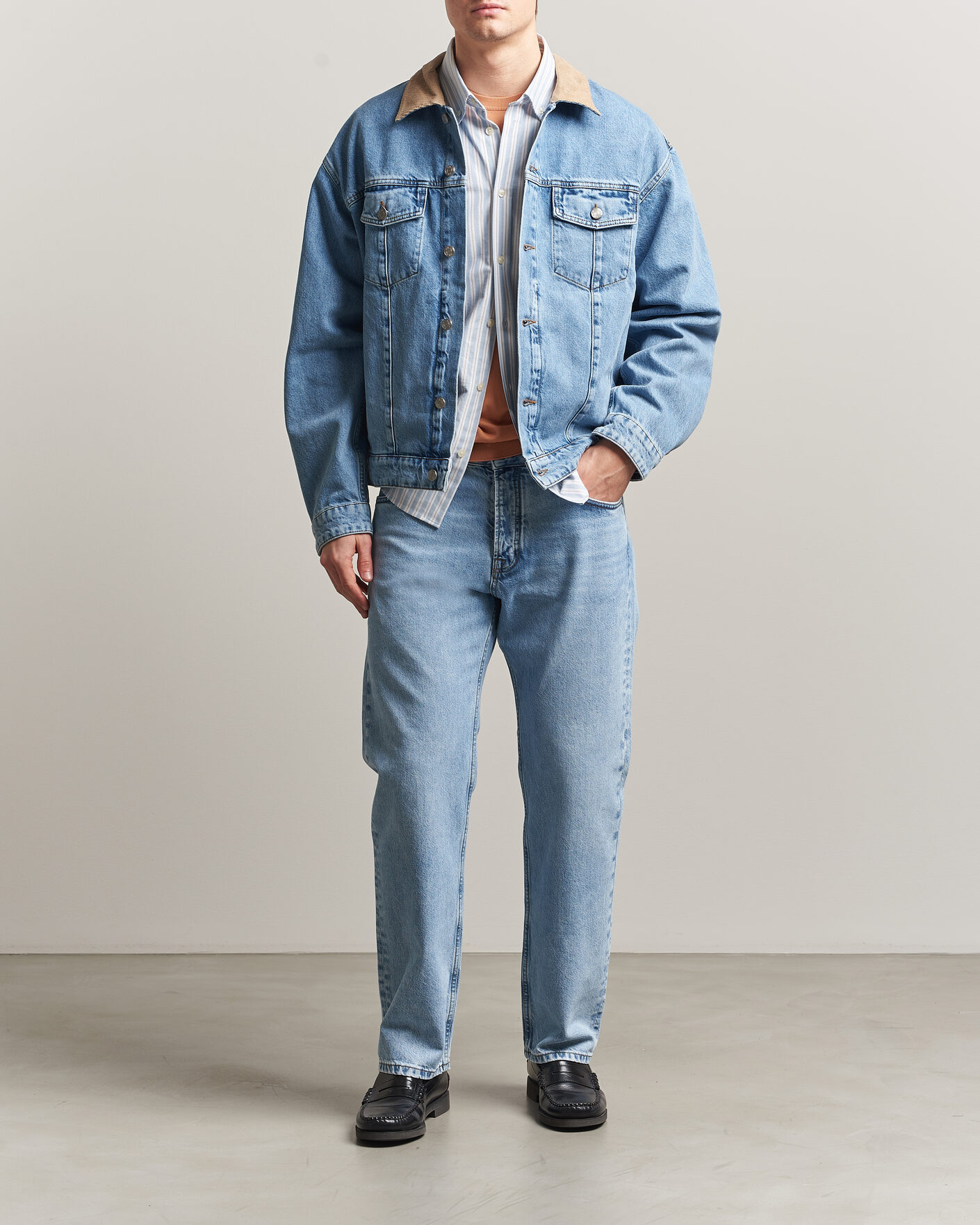 Hombres | Abrigos y chaquetas | NN07 | Roy Denim Jacket Vintage Blue