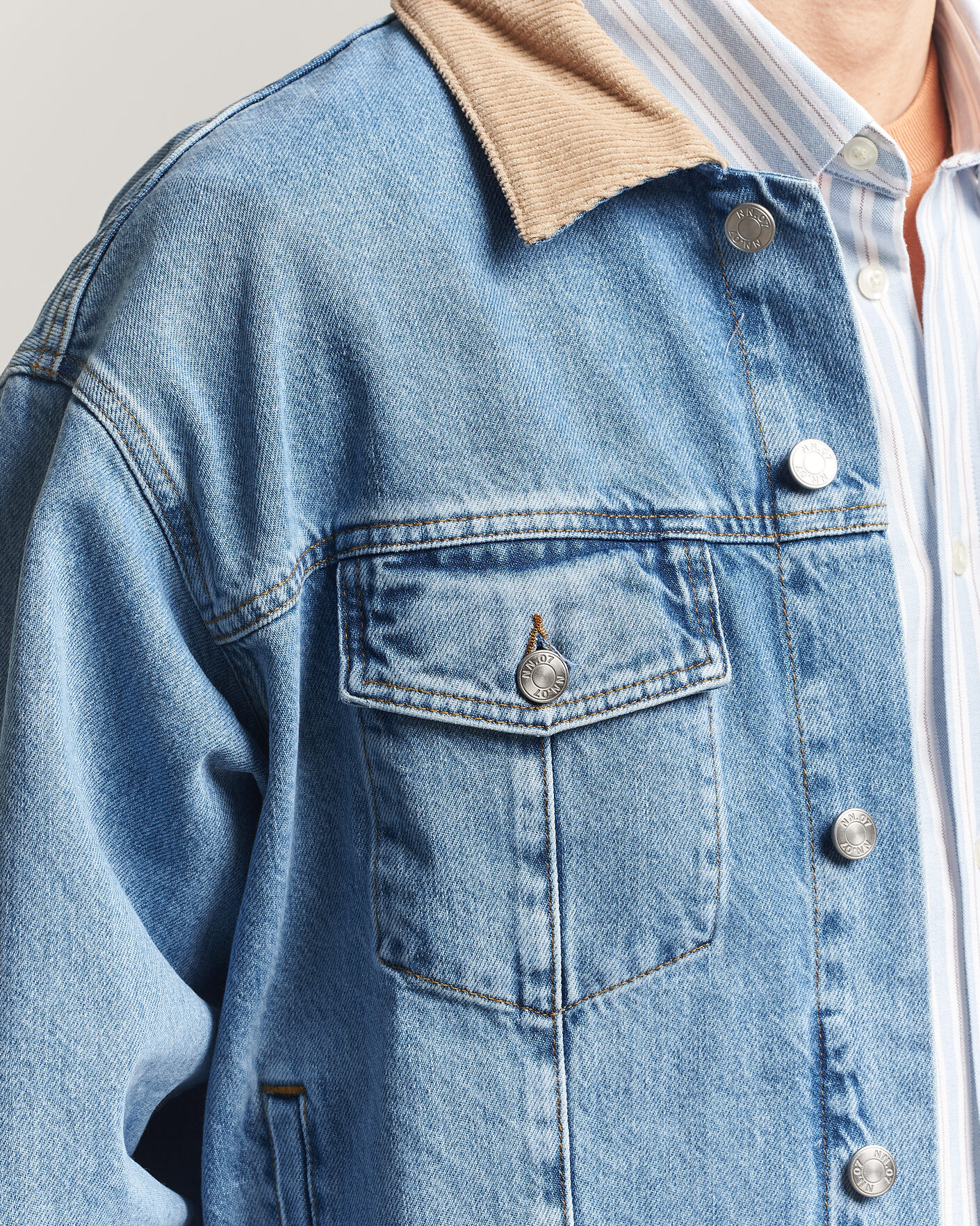 Hombres | Abrigos y chaquetas | NN07 | Roy Denim Jacket Vintage Blue