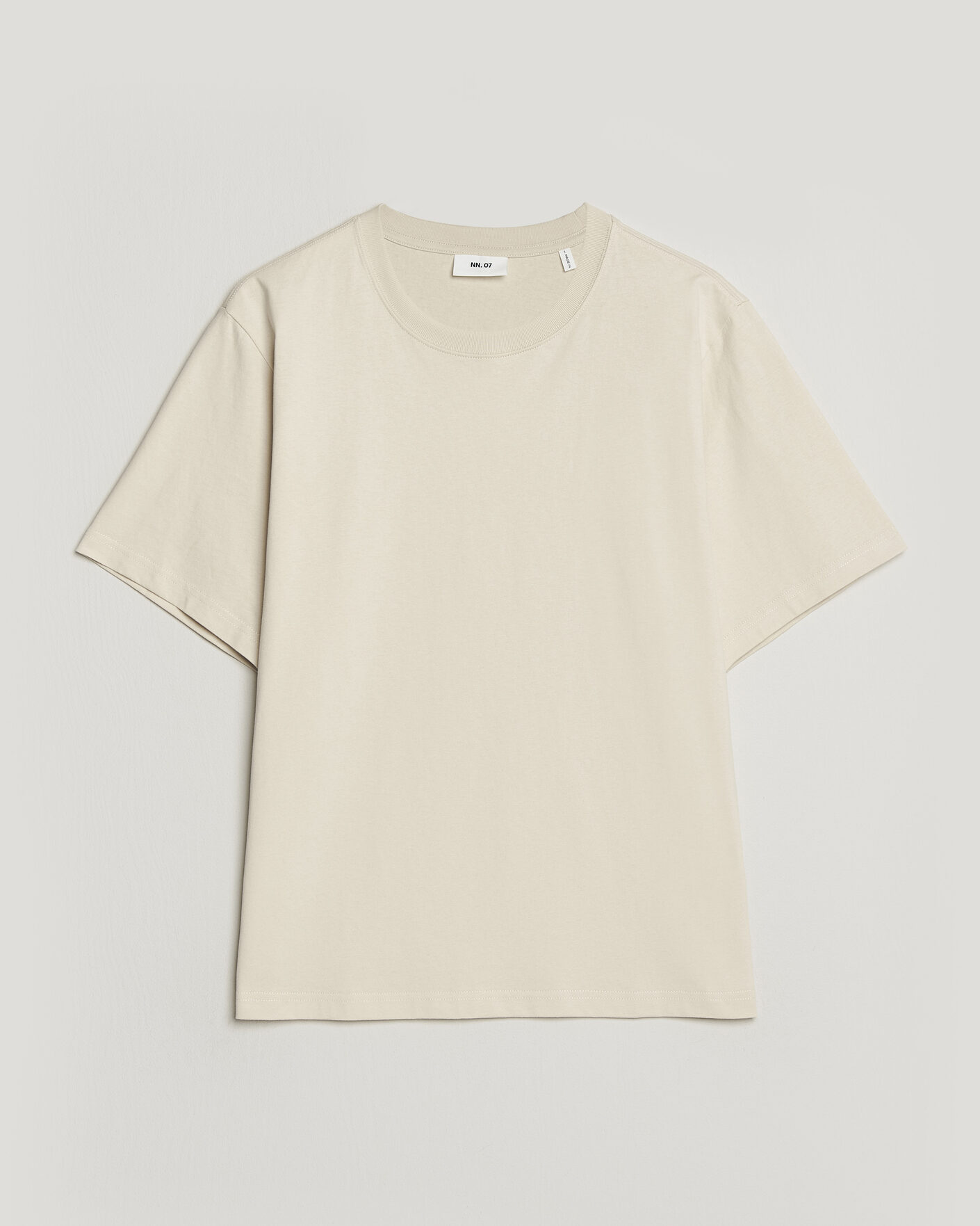 Hombres | Camisetas | NN07 | Jett Washed Crew Neck T-Shirt Ivory