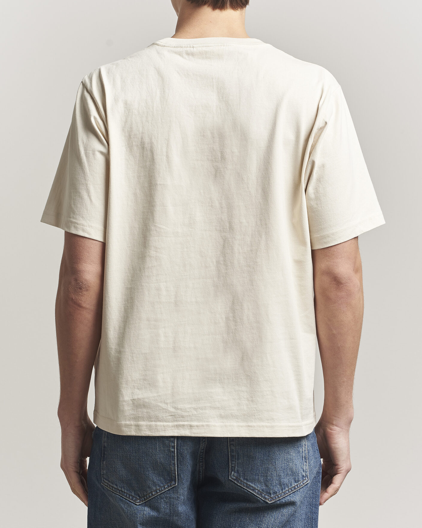 Hombres | Camisetas | NN07 | Jett Washed Crew Neck T-Shirt Ivory