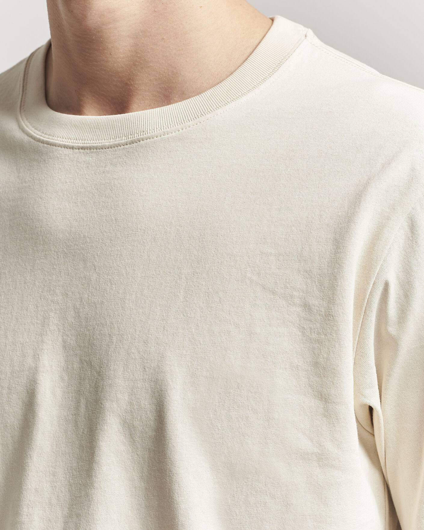 Hombres | Camisetas | NN07 | Jett Washed Crew Neck T-Shirt Ivory