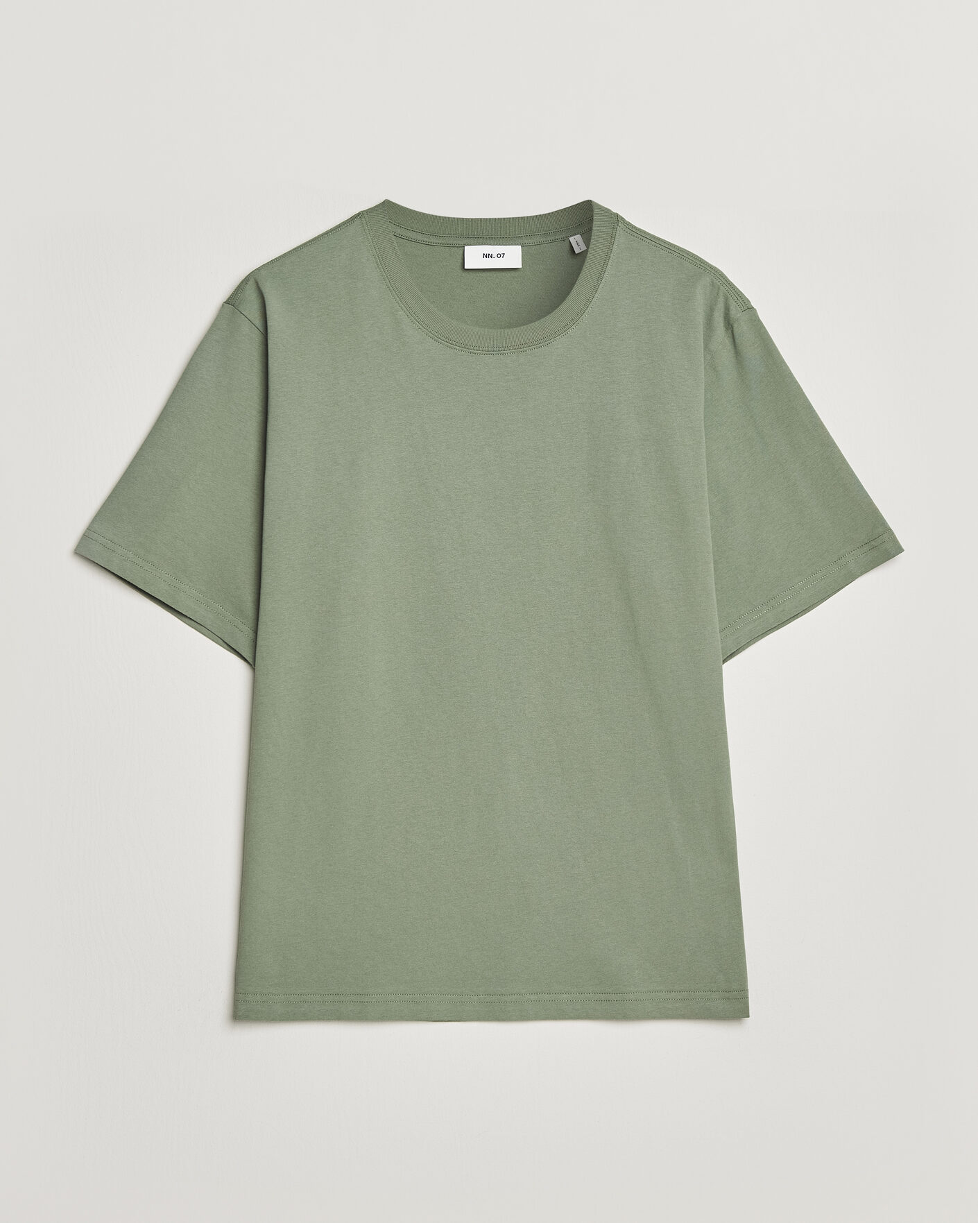 Hombres | Camisetas | NN07 | Jett Washed Crew Neck T-Shirt Sea Spray Green