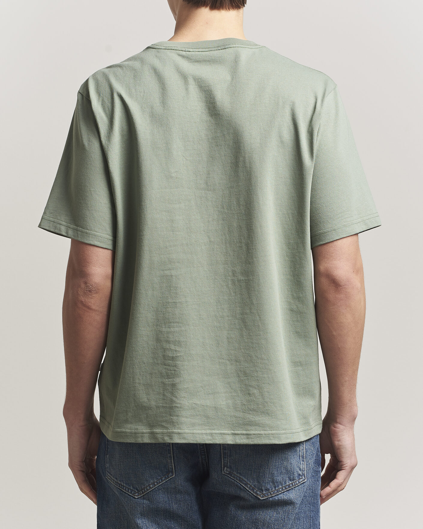 Hombres | Camisetas | NN07 | Jett Washed Crew Neck T-Shirt Sea Spray Green