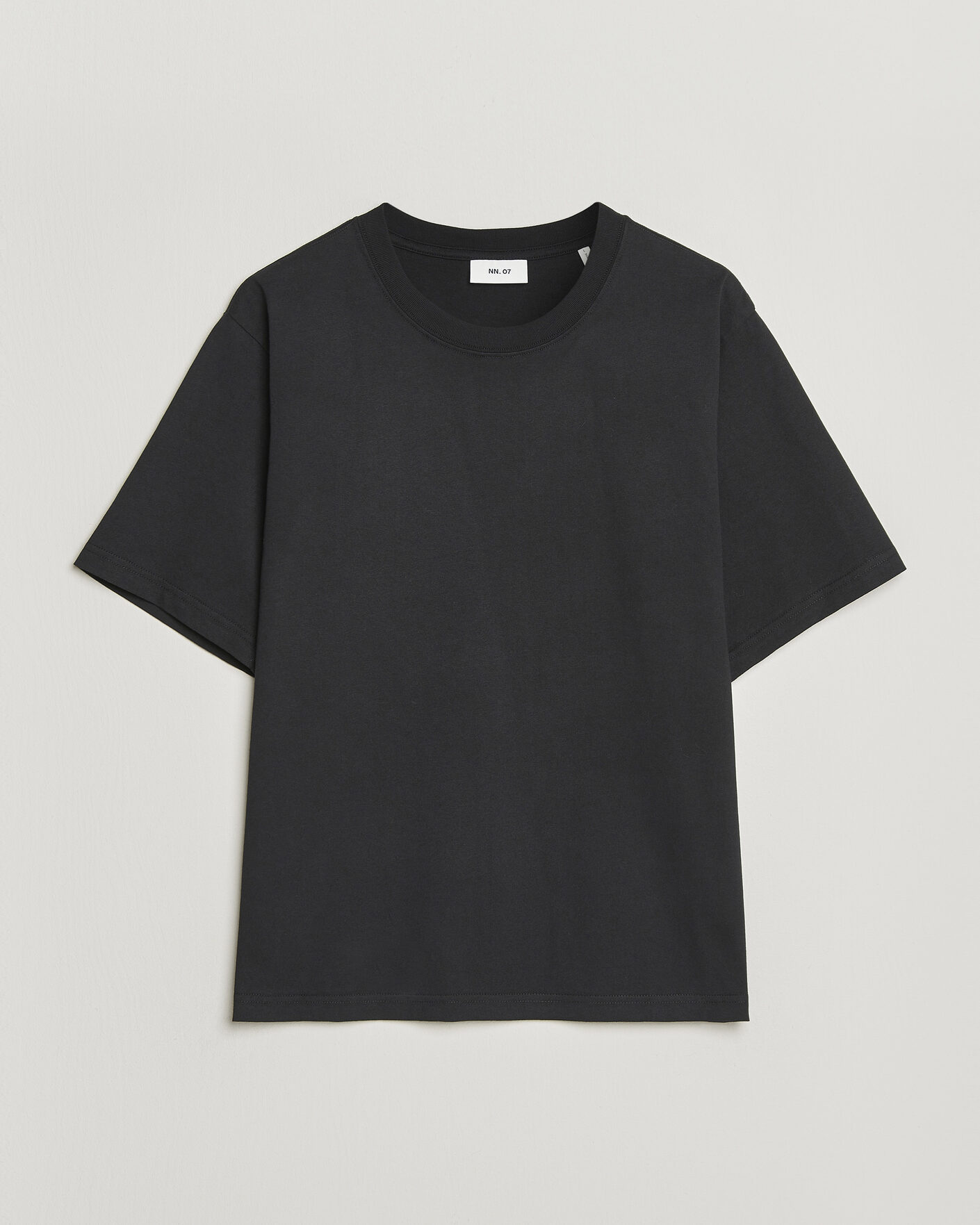 Hombres | Camisetas | NN07 | Jett Washed Crew Neck T-Shirt Black