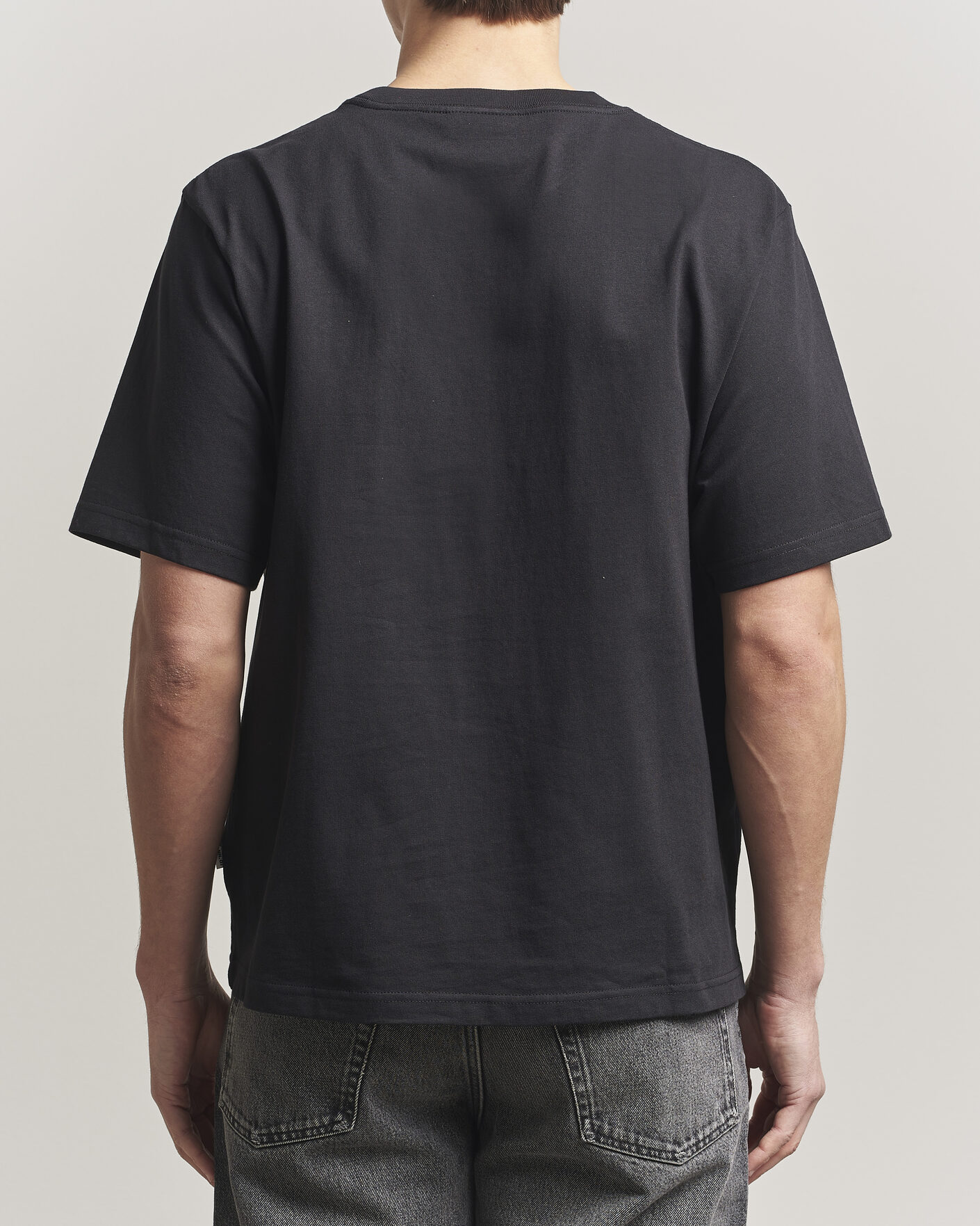 Hombres | Camisetas | NN07 | Jett Washed Crew Neck T-Shirt Black