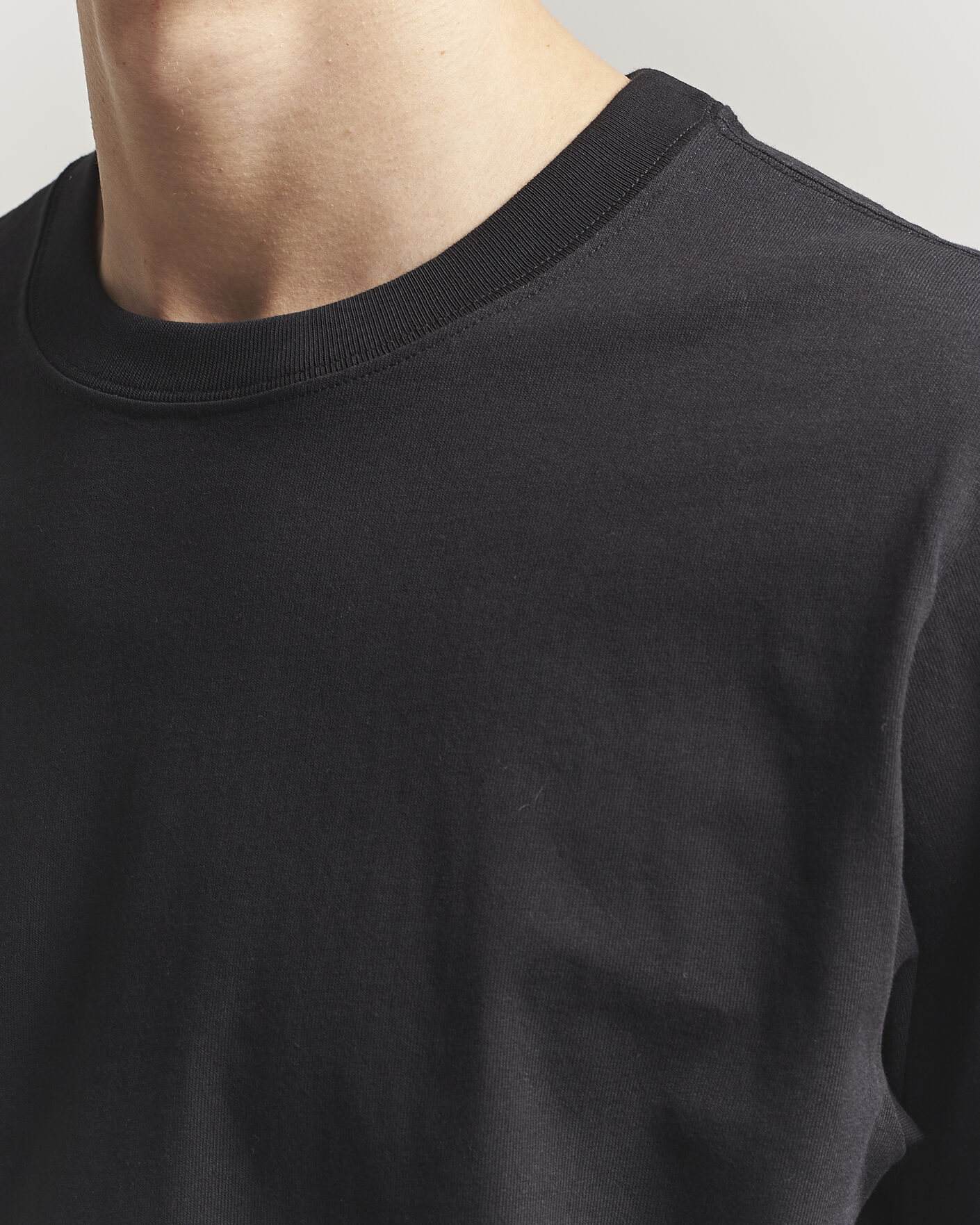Hombres | Camisetas | NN07 | Jett Washed Crew Neck T-Shirt Black