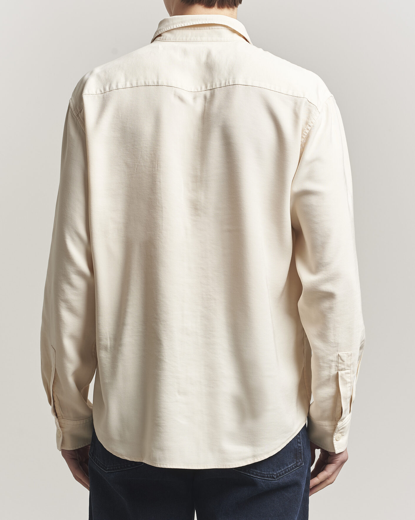 Hombres | Camisas | NN07 | Deon Tencel Shirt Ivory