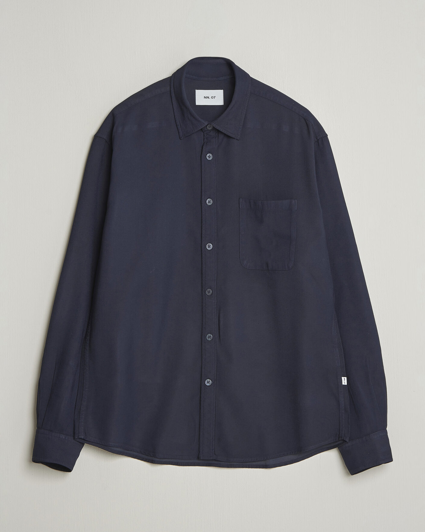 Hombres | Camisas | NN07 | Deon Tencel Shirt Navy Blue