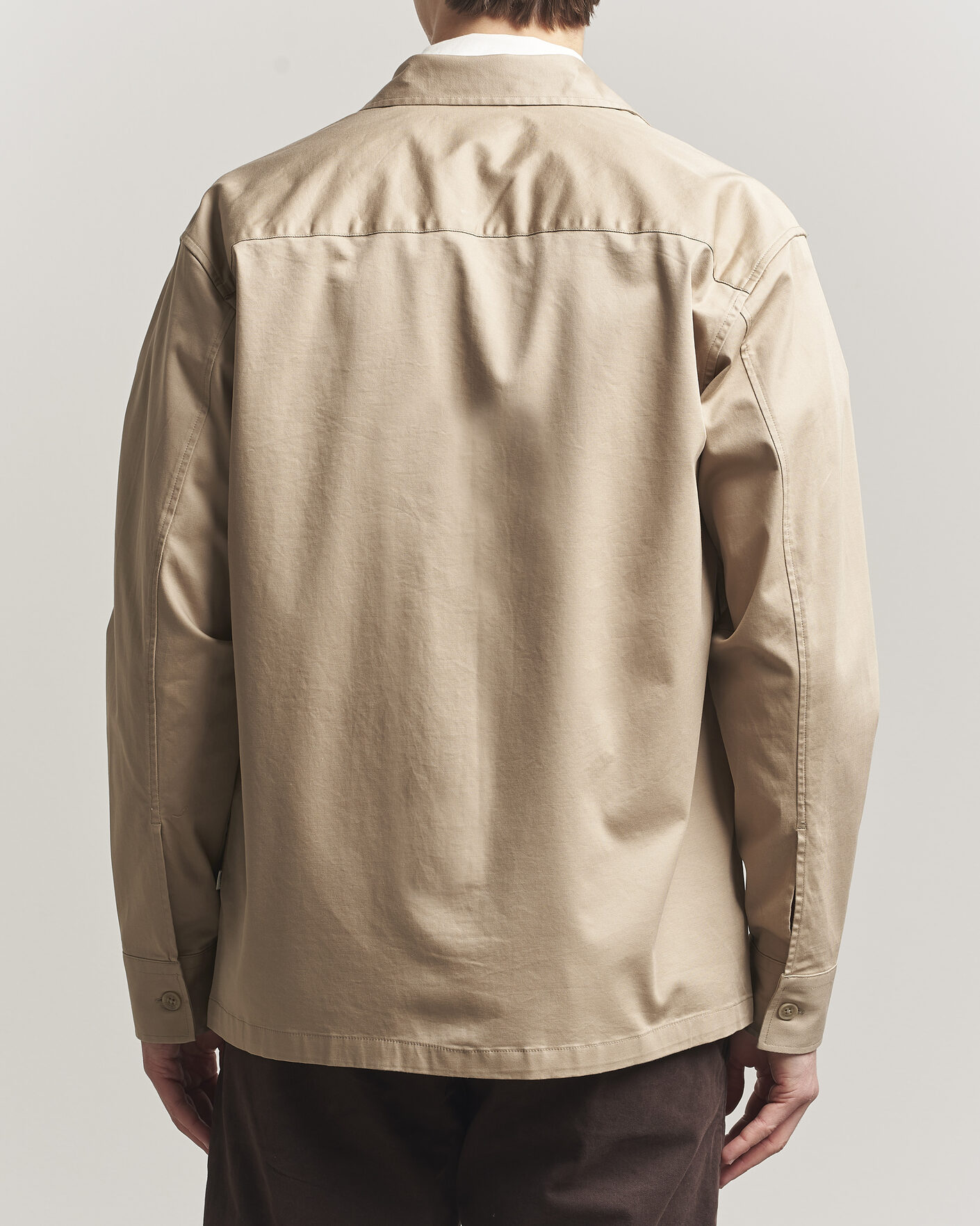 Hombres | Camisas | NN07 | Freddy Cotton Overshirt Desert Khaki