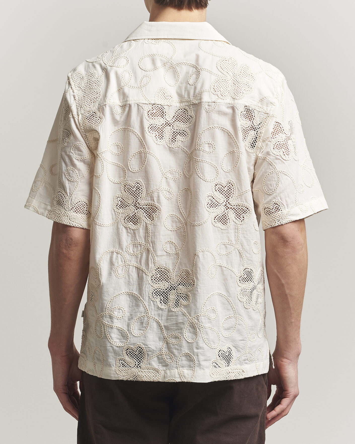 Hombres | Camisas | NN07 | Ben Flower Shirt Ivory