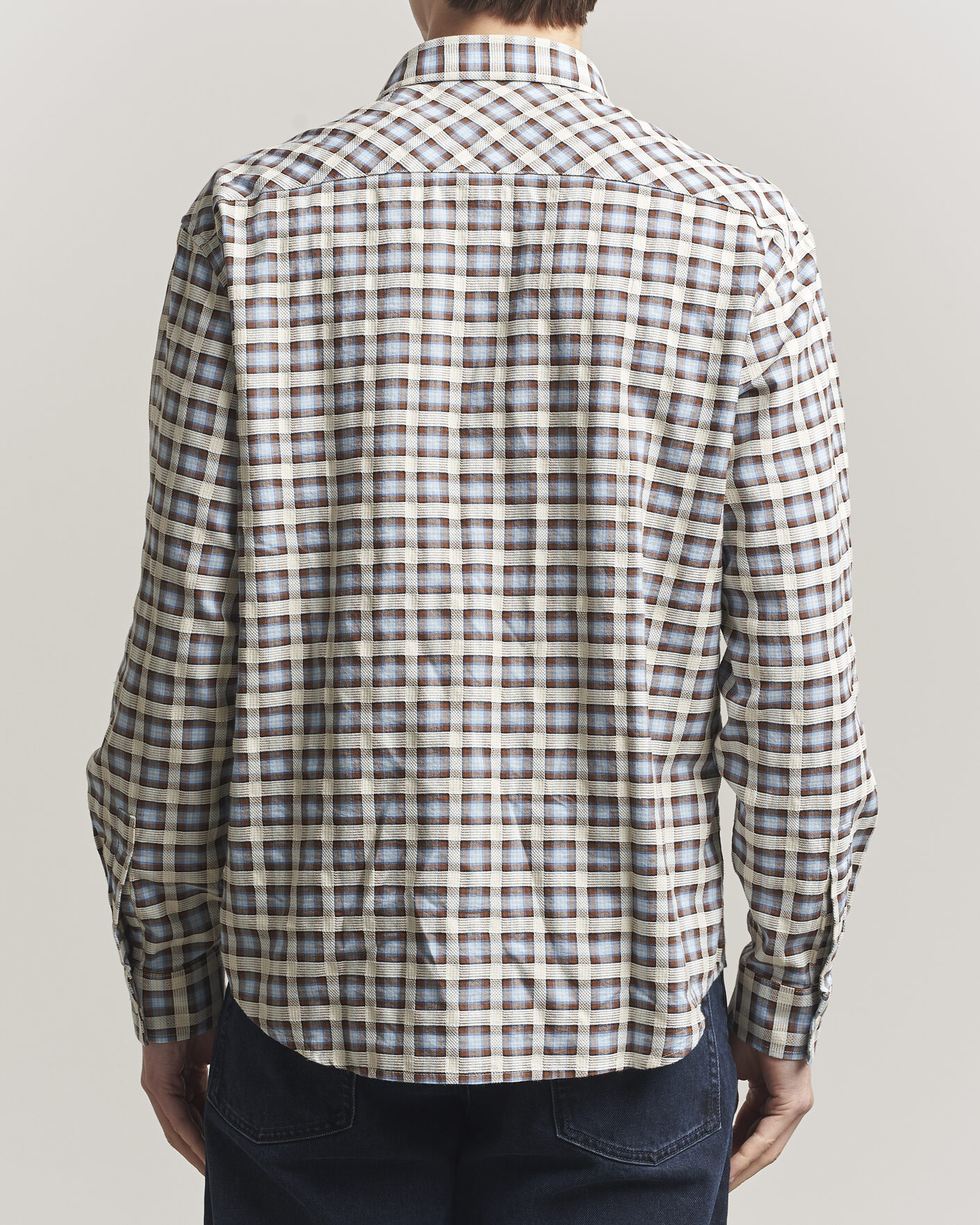 Hombres | Camisas | NN07 | Deon Checked Shirt Blue