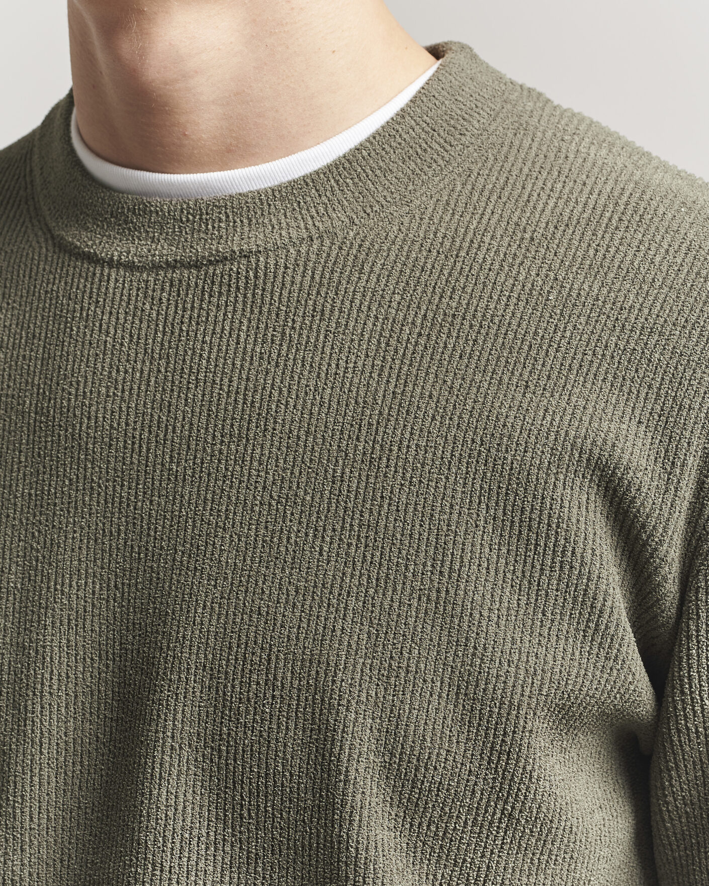 Hombres | Jerséis y prendas de punto | NN07 | Danny Knitted Sweater Capers Green