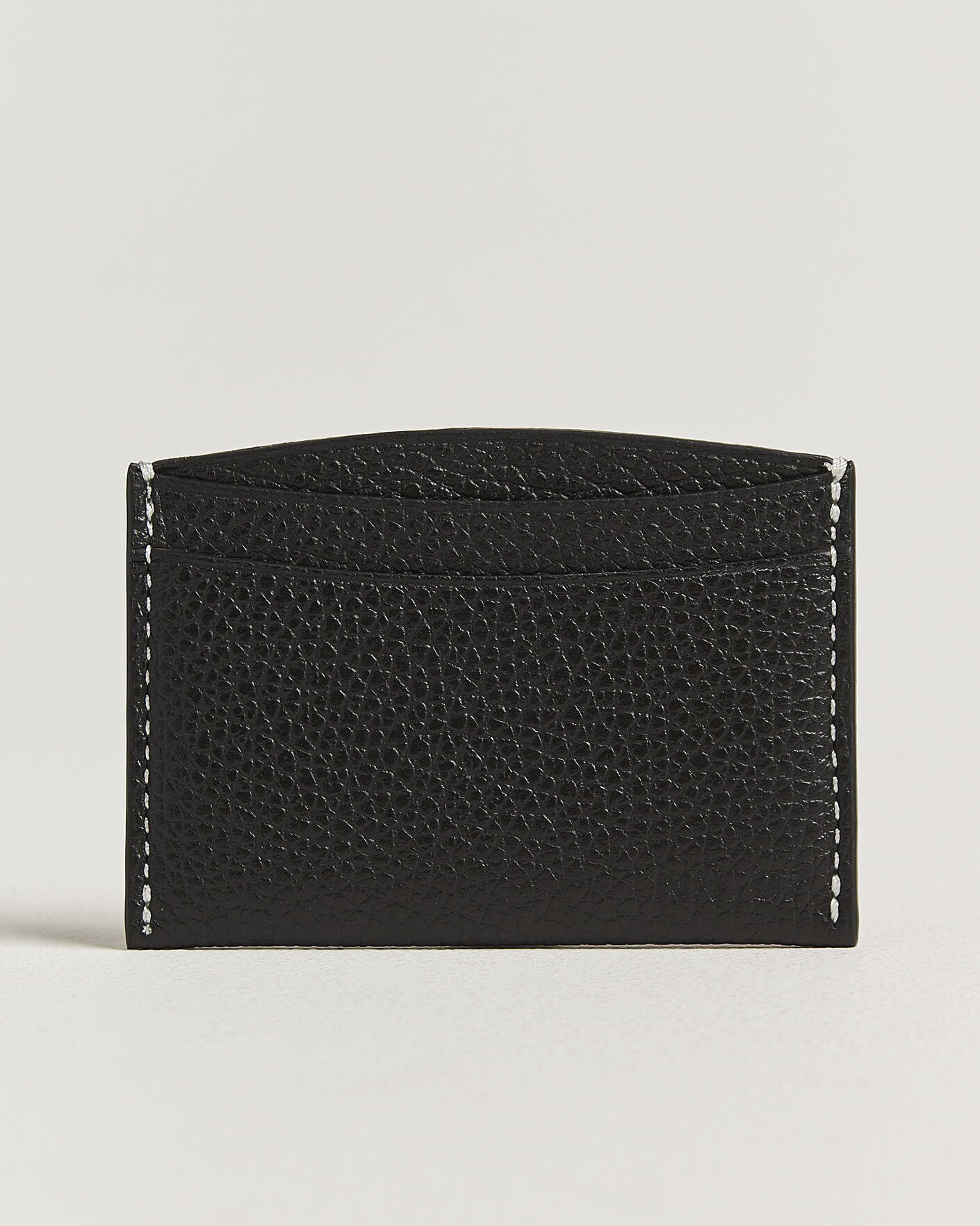 Hombres | Billeteras | NN07 | Grained Leather Card Holder Black