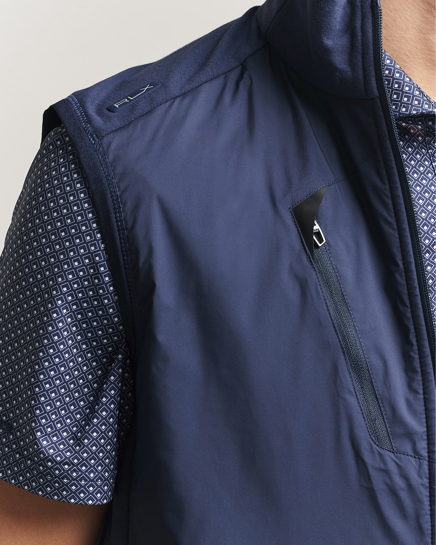 Hombres | Chalecos | RLX Ralph Lauren | Tech Terry Vest Refined Navy